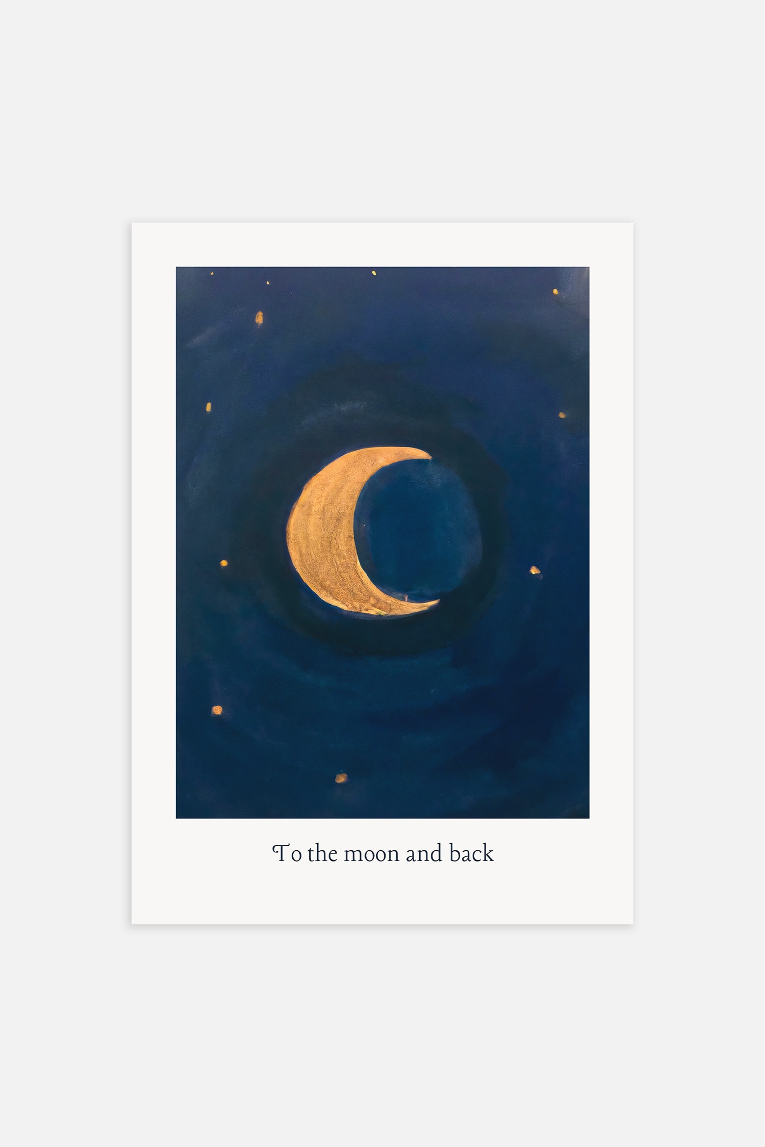 Póster Golden Moon