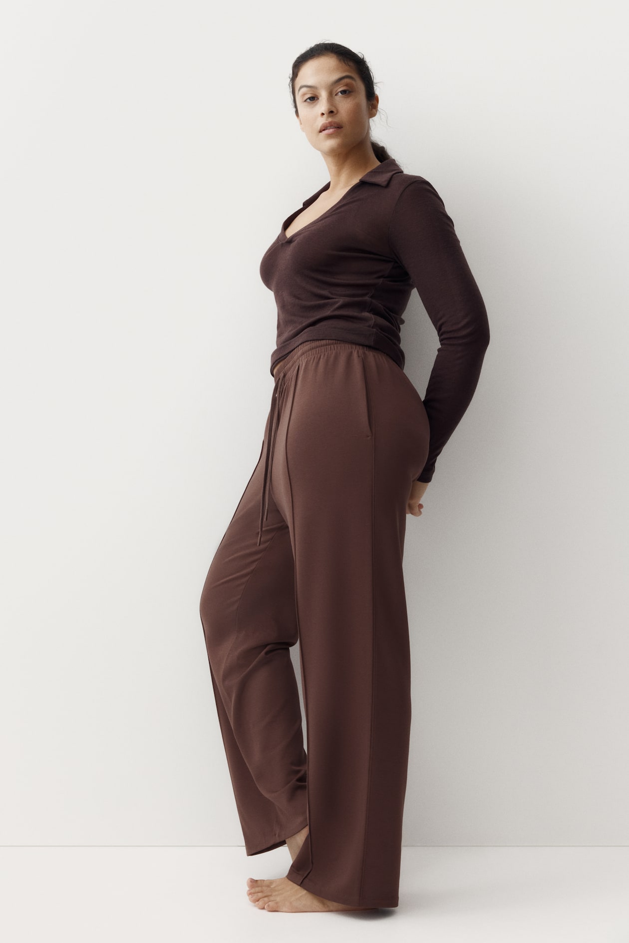 Wide Crease-Front Joggers - image 3