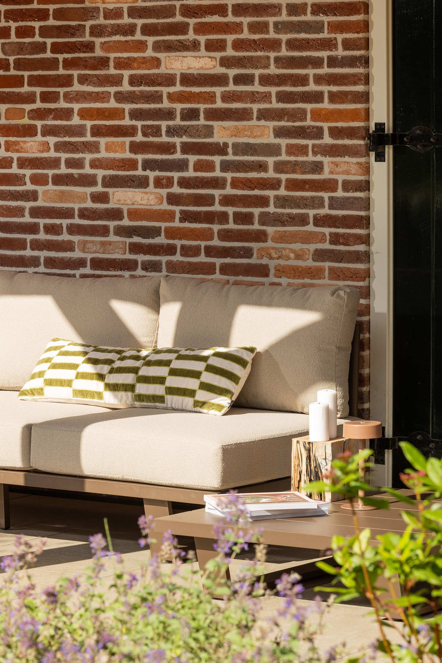 Bear 3-zits Tuinbank - Bruin/Diverse