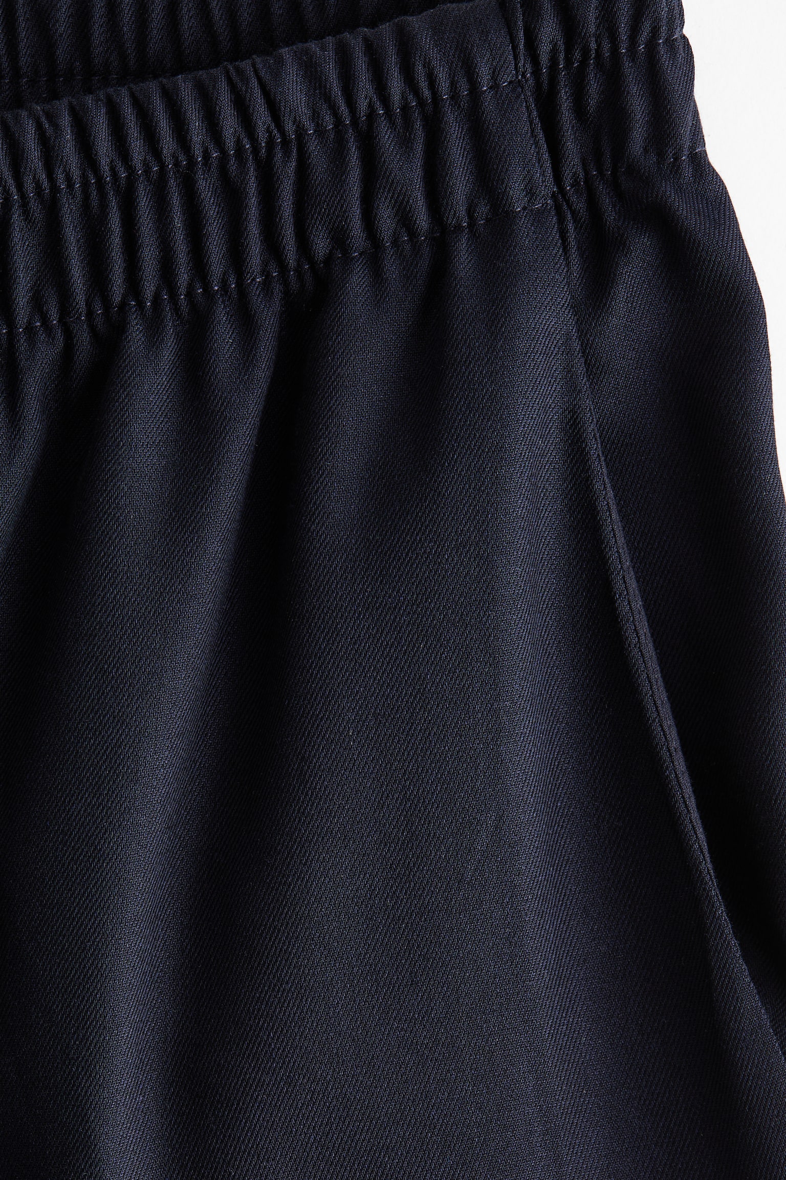 Женские брюки H&M Lyocell Pull-On, цвет: Тёмно-синий — фото 6