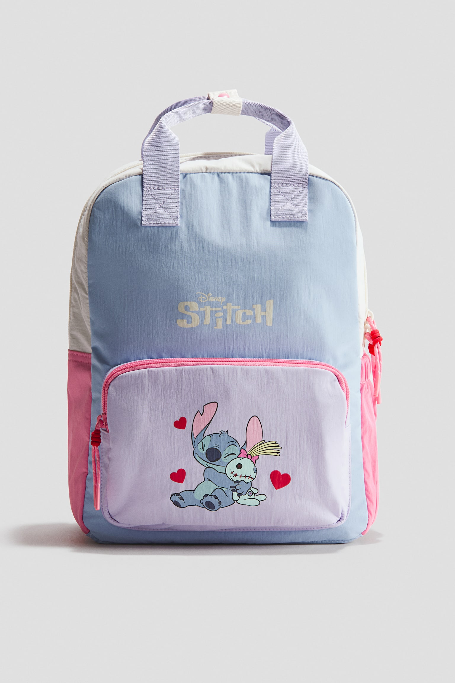 Printed backpack - Light dusty blue/Lilo & Stitch
