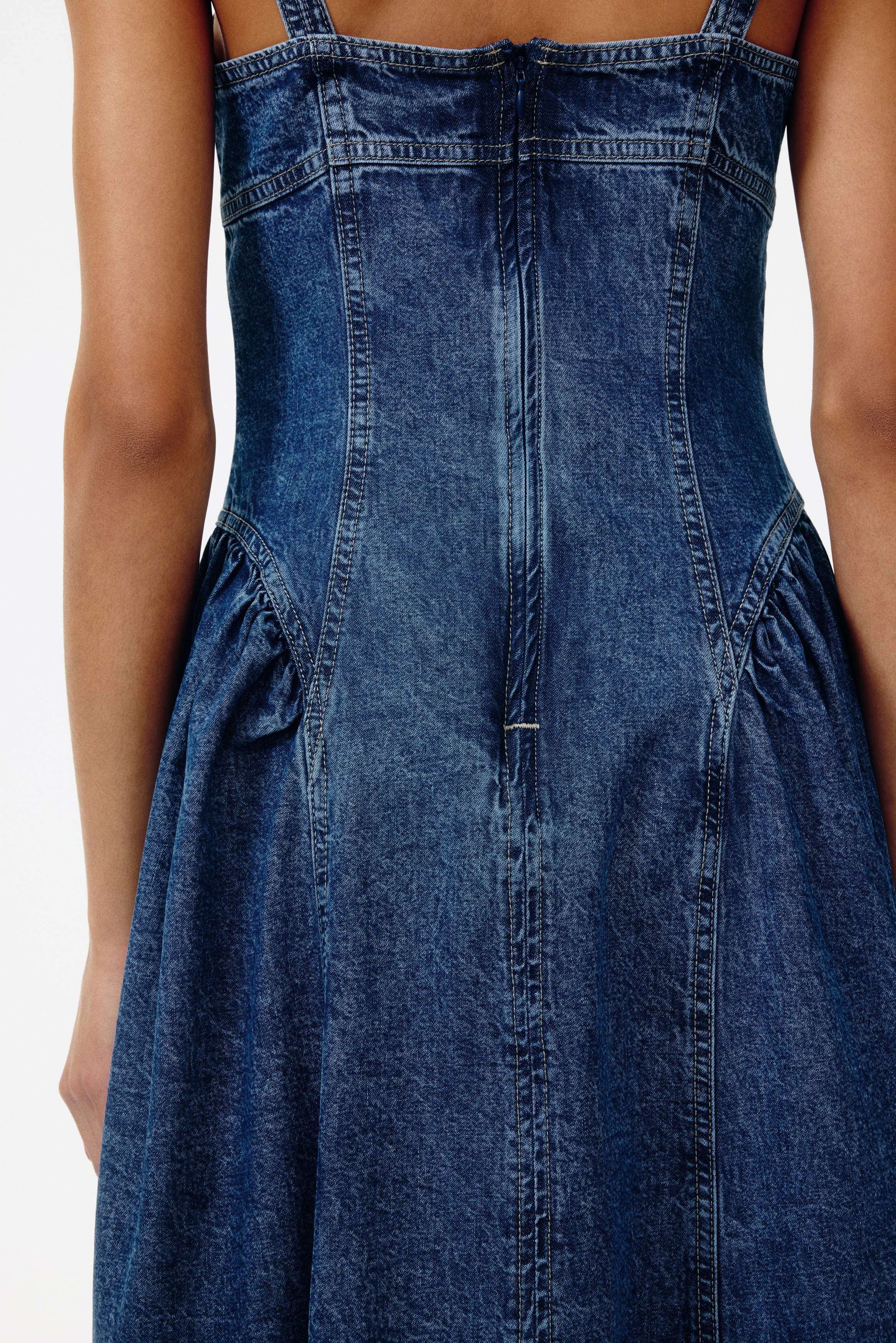 h&m denim maxi dress Hm Denim Maxi Dress
