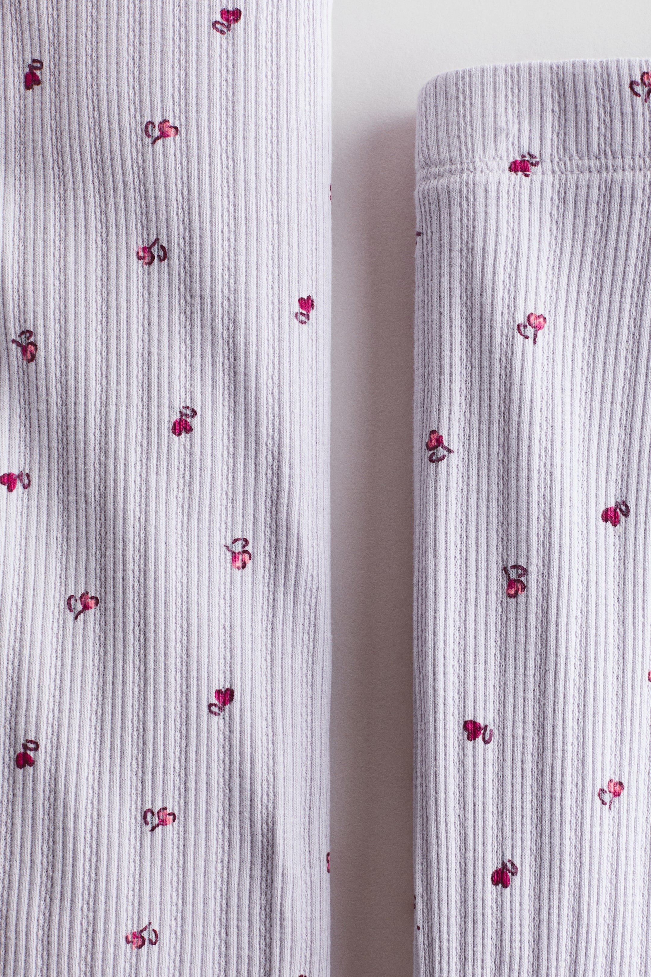 2-Piece Ribbed Cotton Set