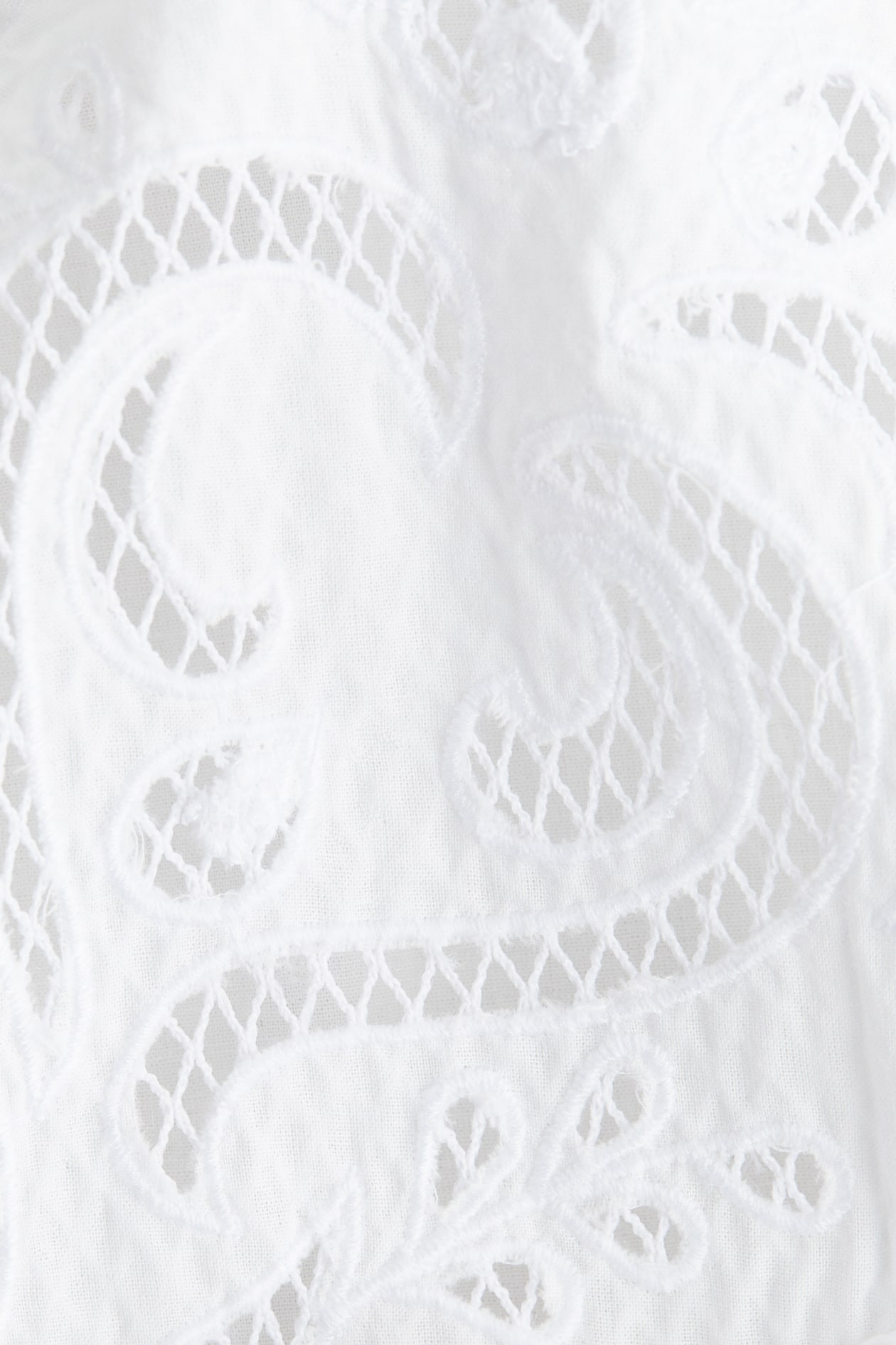 Blouse with Eyelet Embroidery - image 5