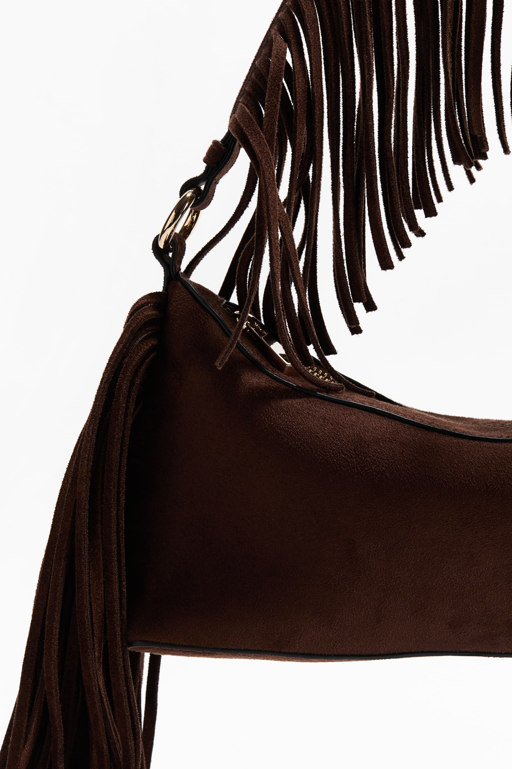 Sac porté épaule à franges