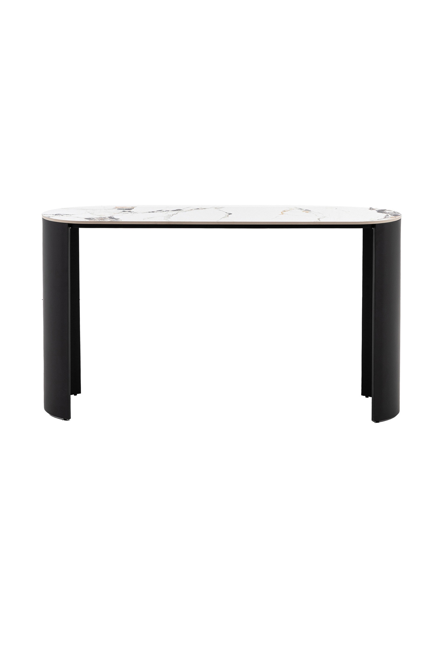 Iron Console Table - Black