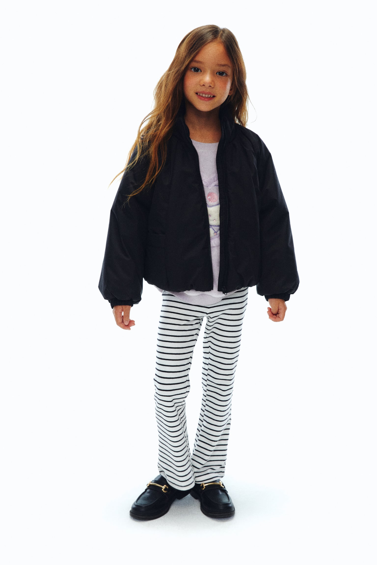 볼륨 퍼프 재킷 - 블랙 - 3