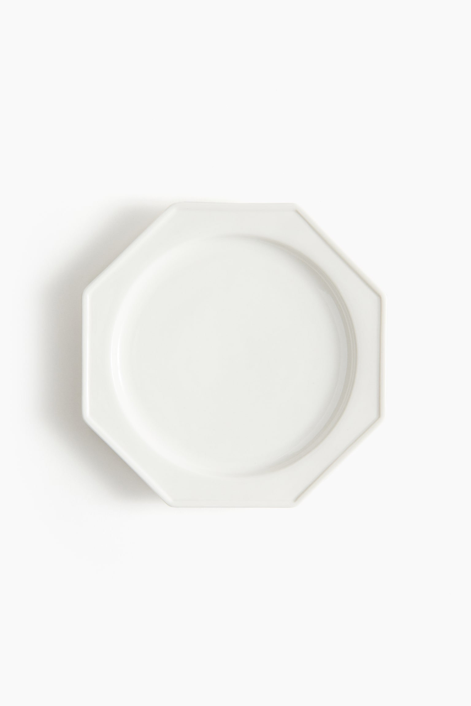 Porcelain plate - White - 1