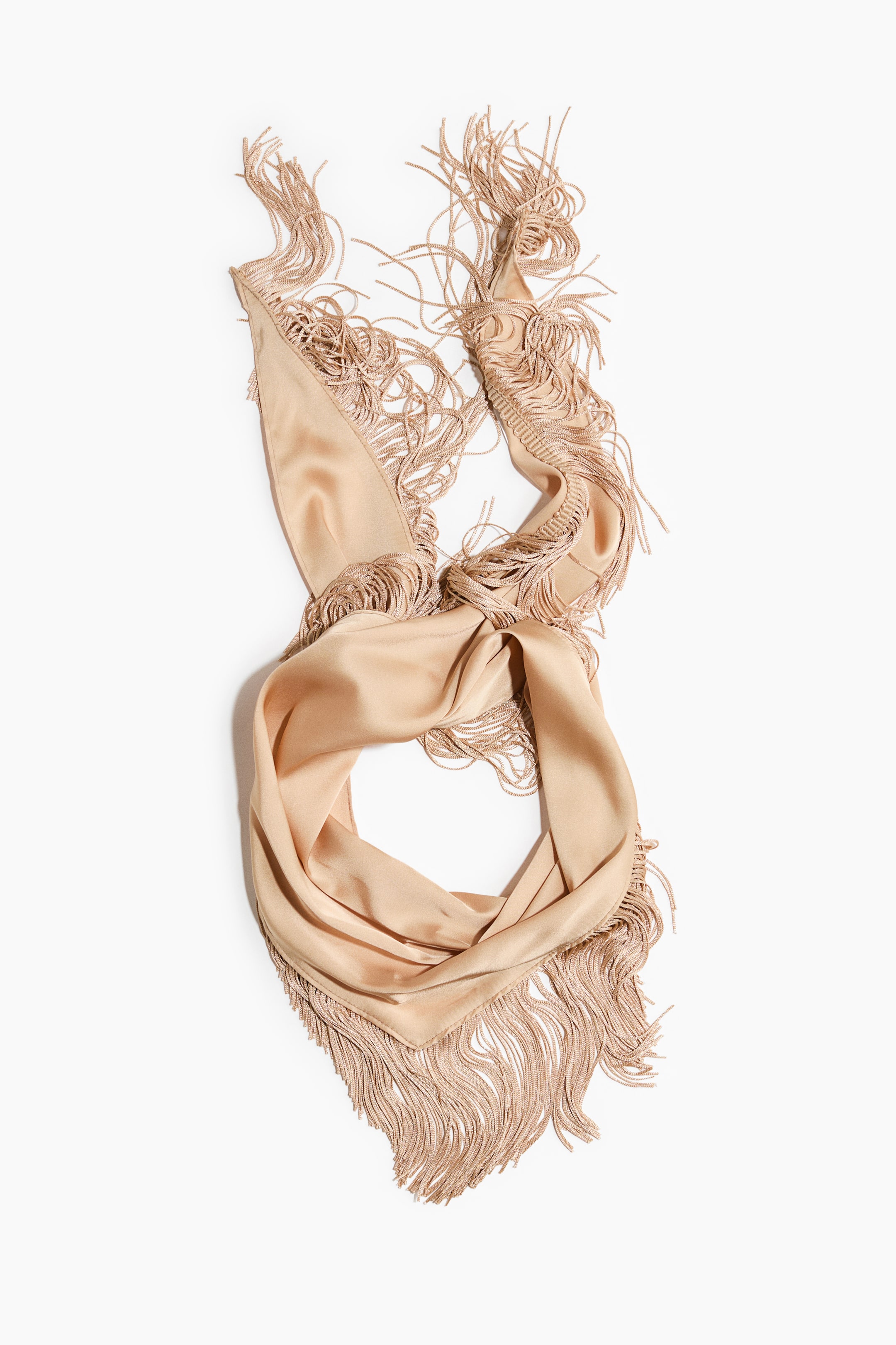Fringed Triangle Scarf
