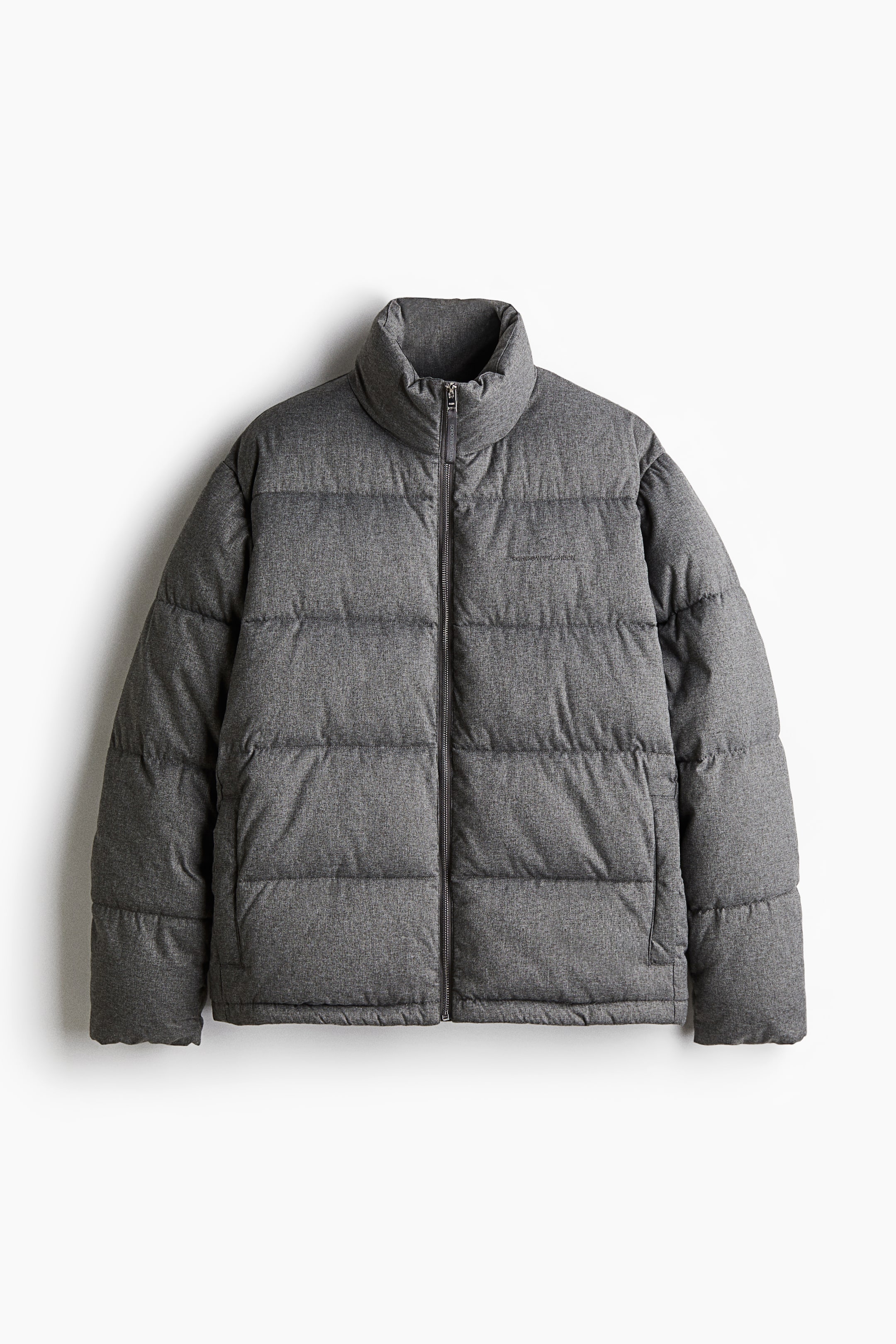 Loose Fit Water-repellent puffer jacket - Dark grey - Men | H&M GB 6