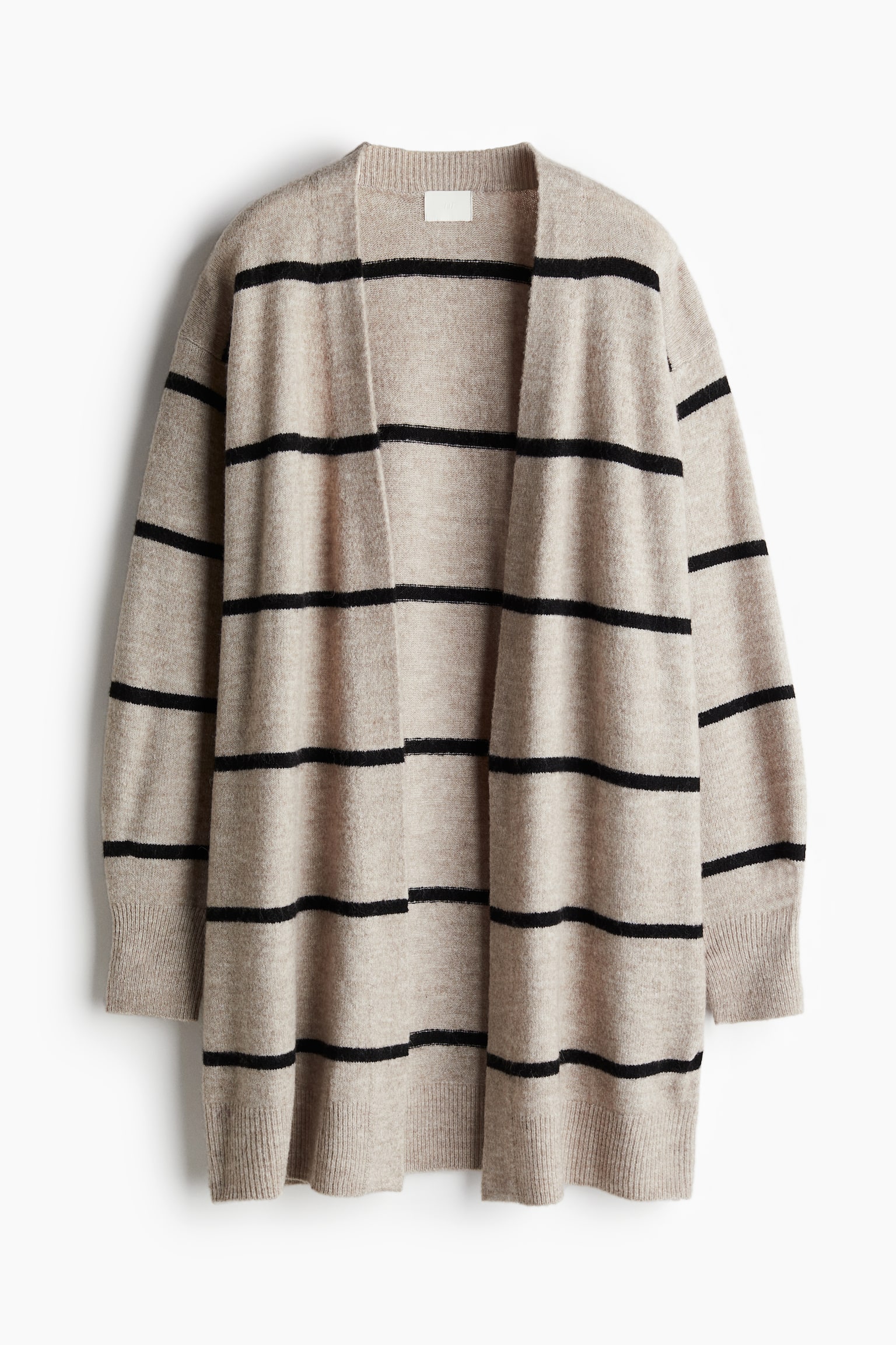 Long cardigan - Light beige marl/Striped/Black/Light beige/Dark grey marl/Navy blue/Greige marl - 2