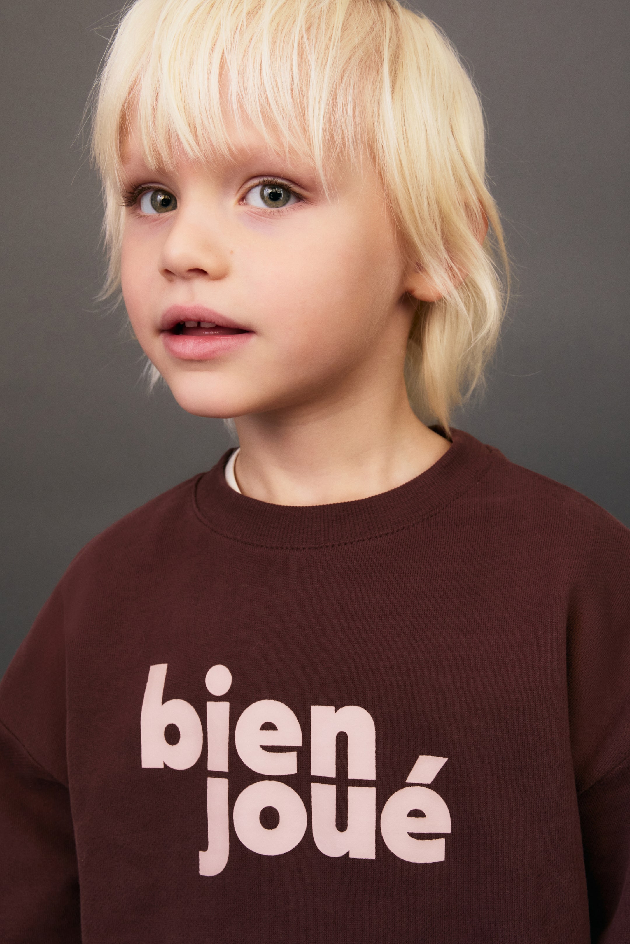 Детские худи H&M Printed Cotton Sweatshirt — фото 3