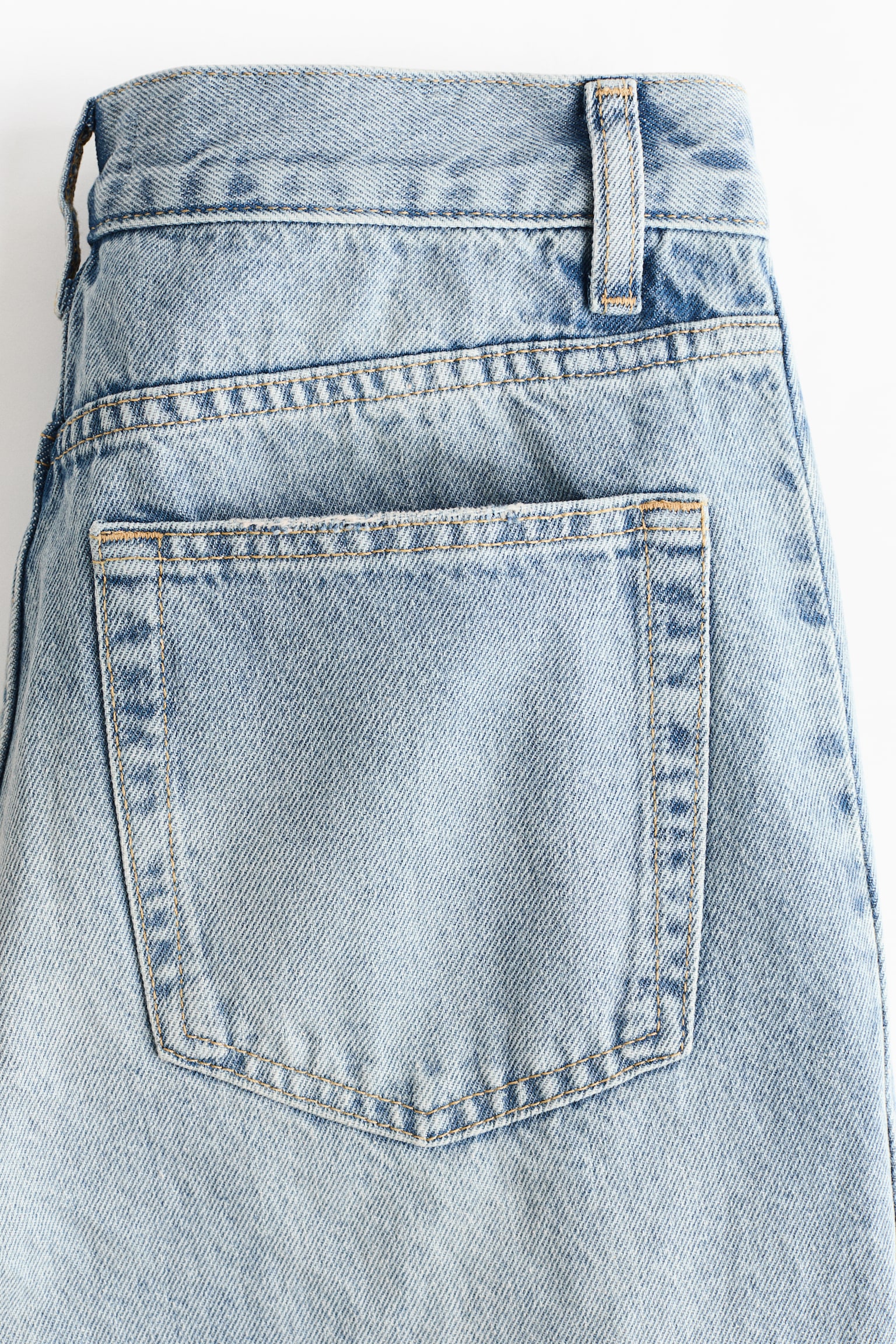 Barrel Regular Waist Jeans - Licht denimblauw/Licht denimblauw/Donker denimblauw/Bruin/Licht denimblauw - 3
