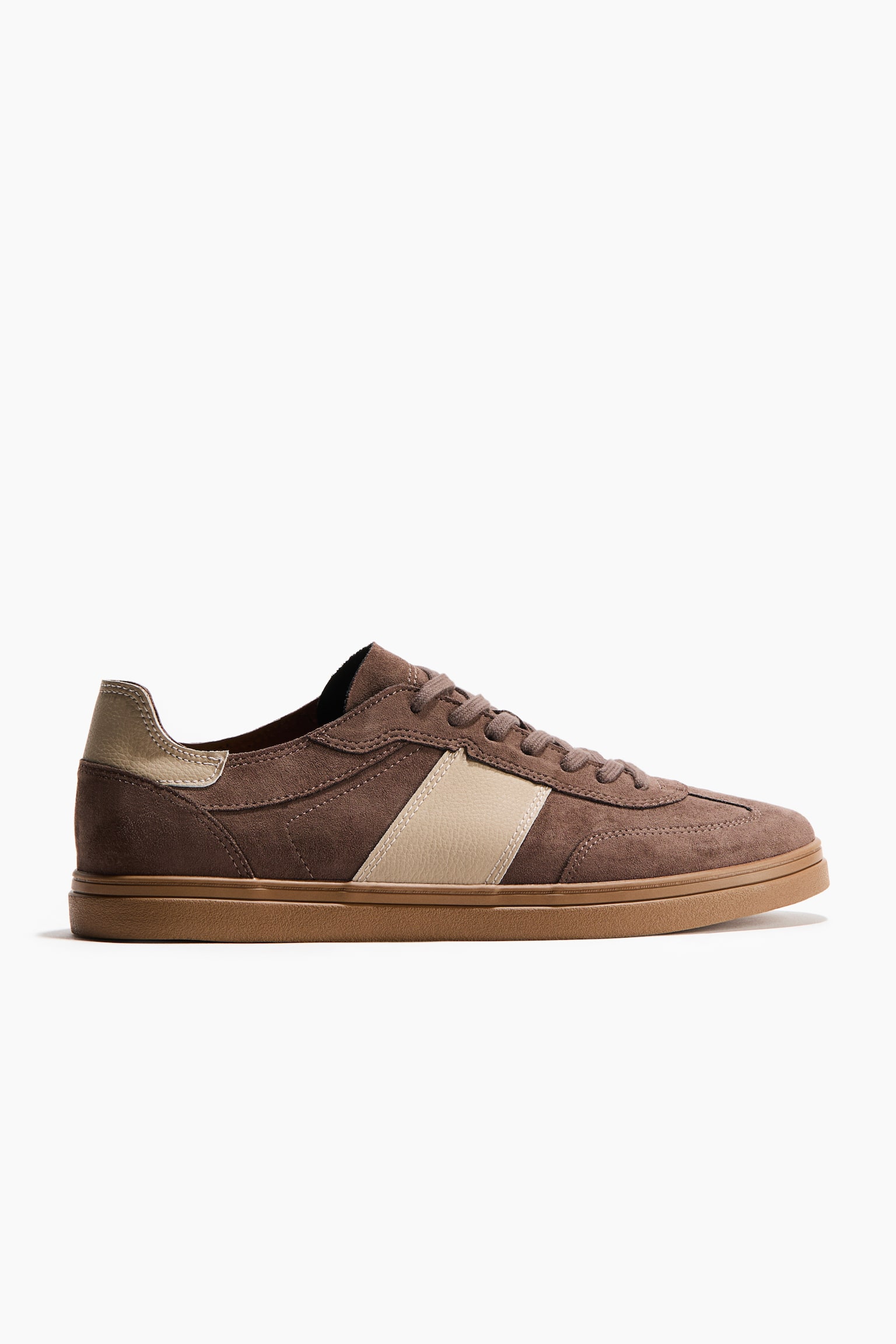Trainers - Brown/Colour block/White