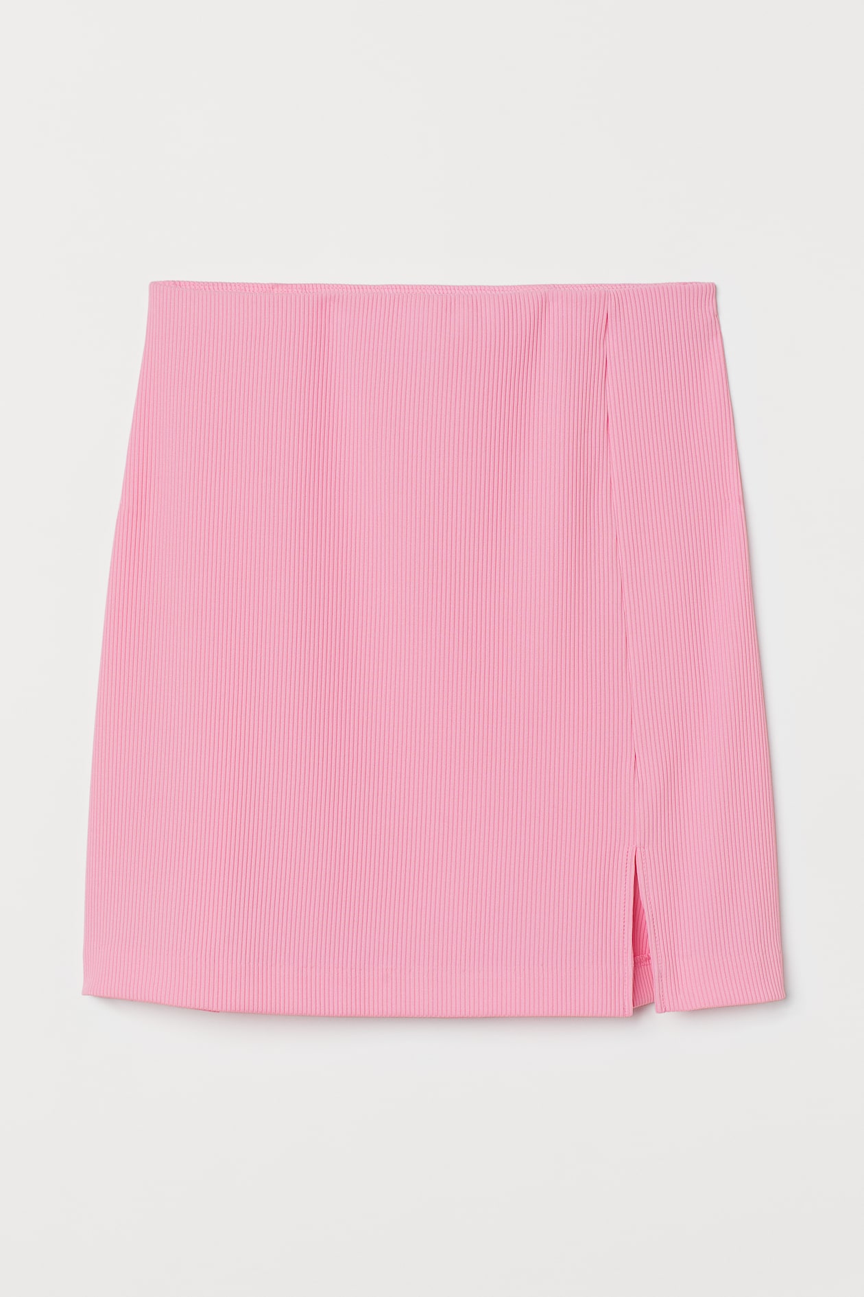 Fitted Jersey Skirt - Regular waist - Short - Pink - Ladies | H&M US