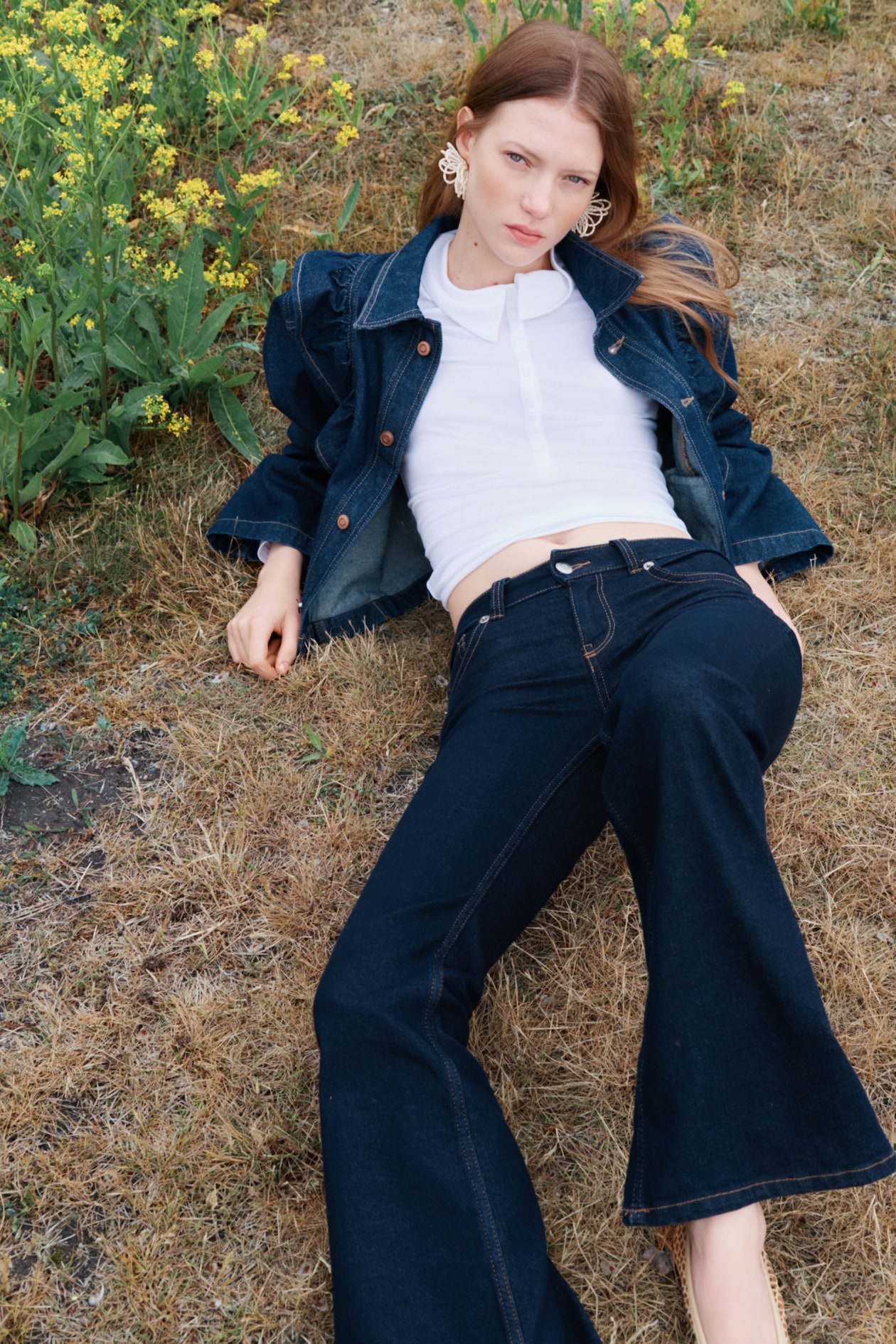 Flared Low Jeans