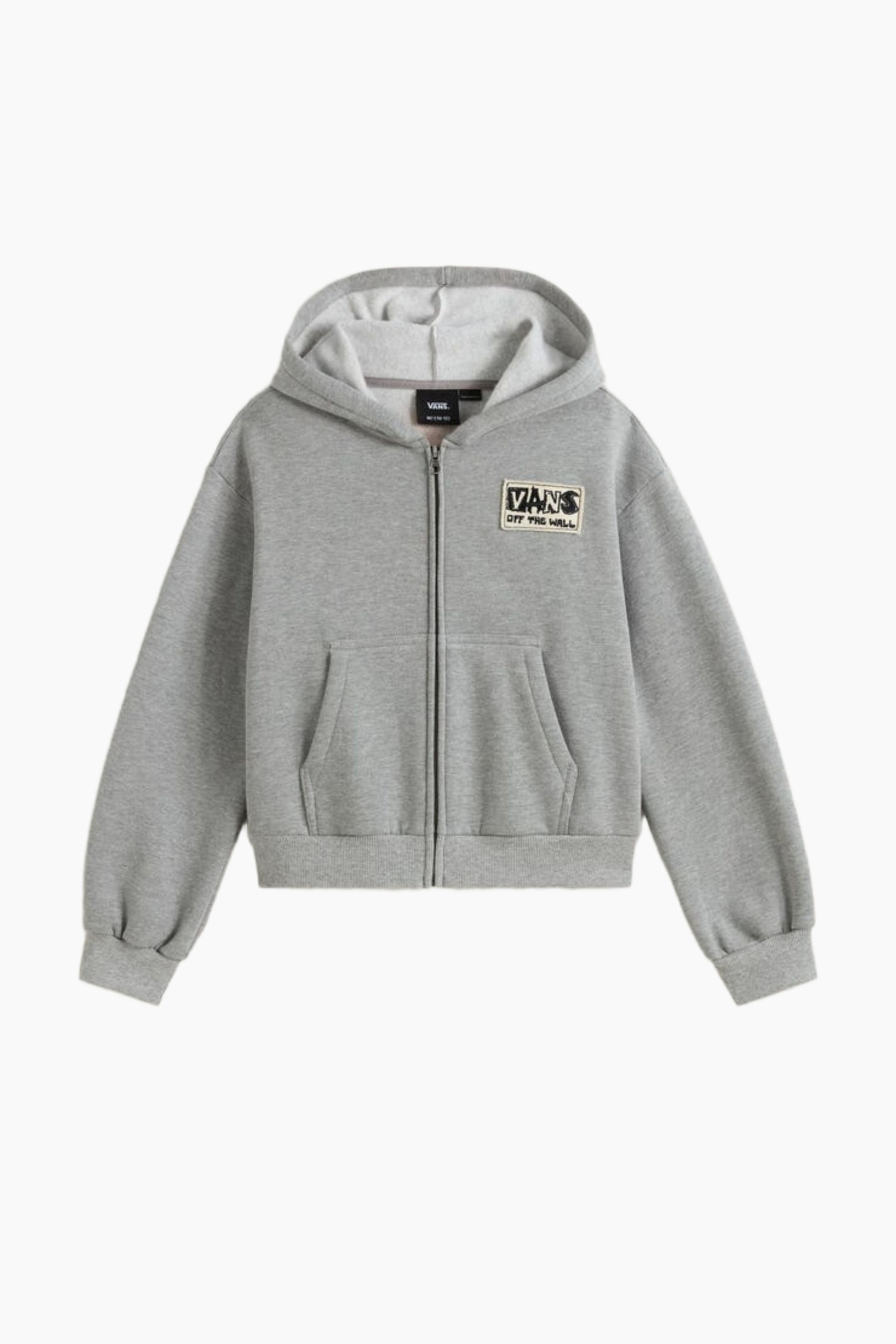 Visa större bild: Van-archy Label Zip Hoodie - Grey Medium Dusty - Vans - BARN | H&M FI 1