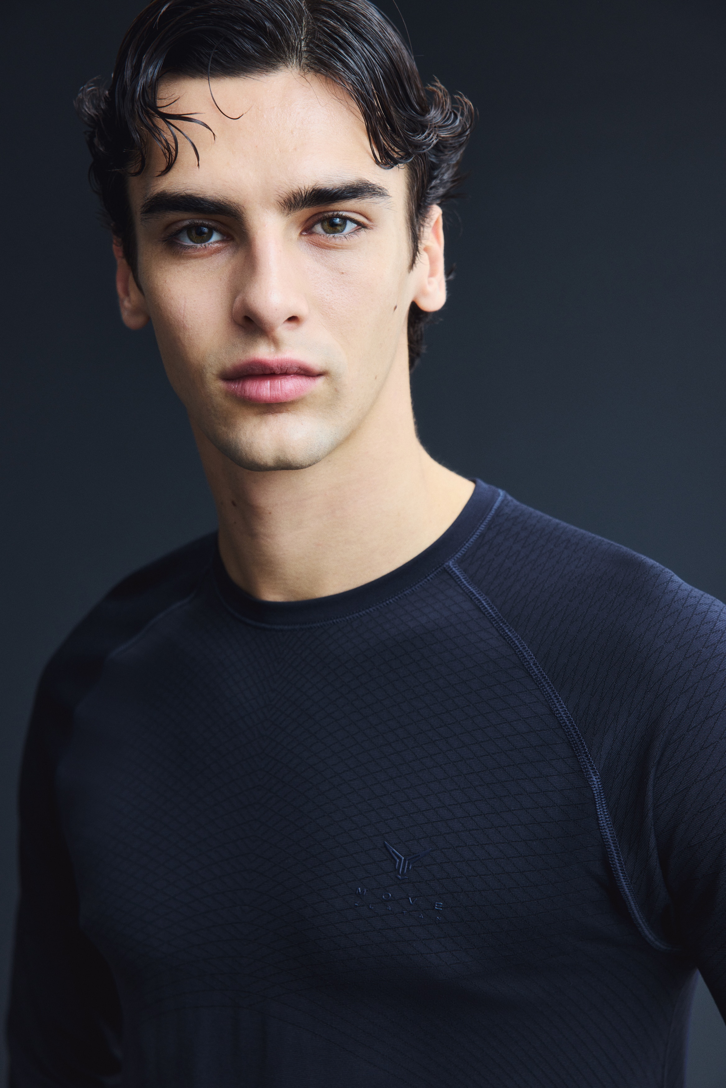 H & M - マッスルフィット スポーツトップス DryMove™ - ブルー