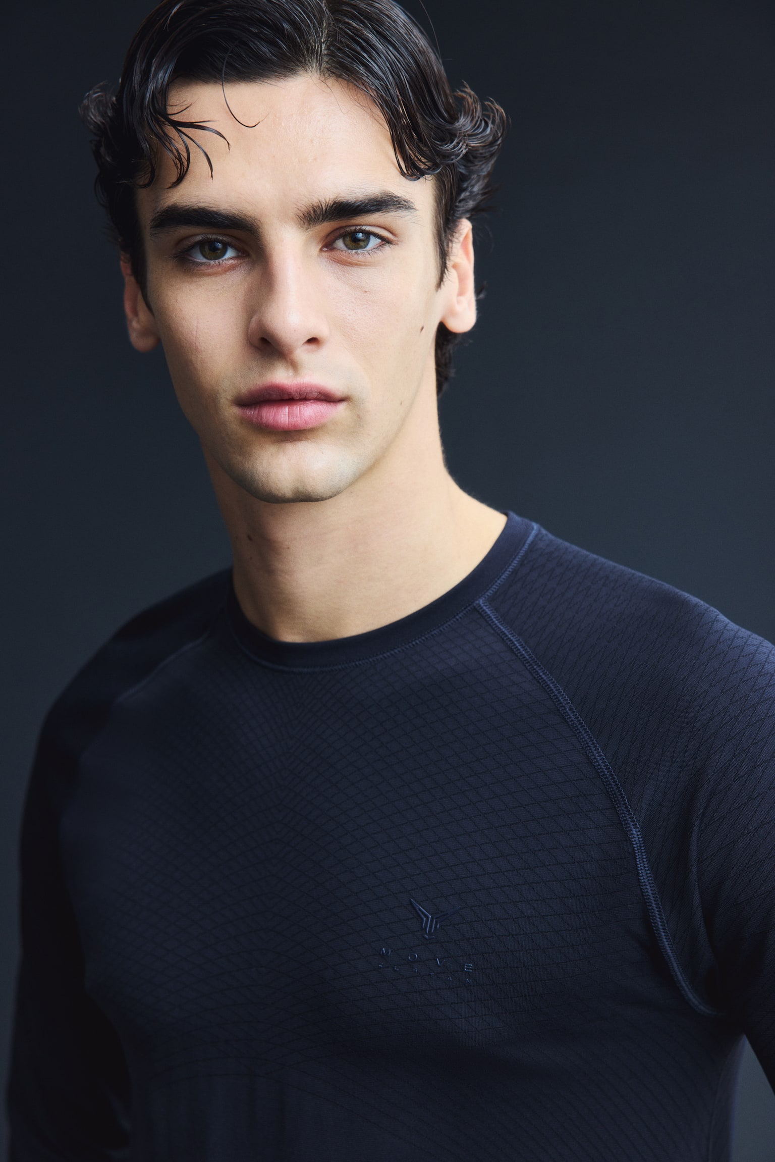 Maglia sportiva Muscle Fit con DryMove™ - Blu navy scuro/Move Zlatan/Bianco/Move Zlatan - 1