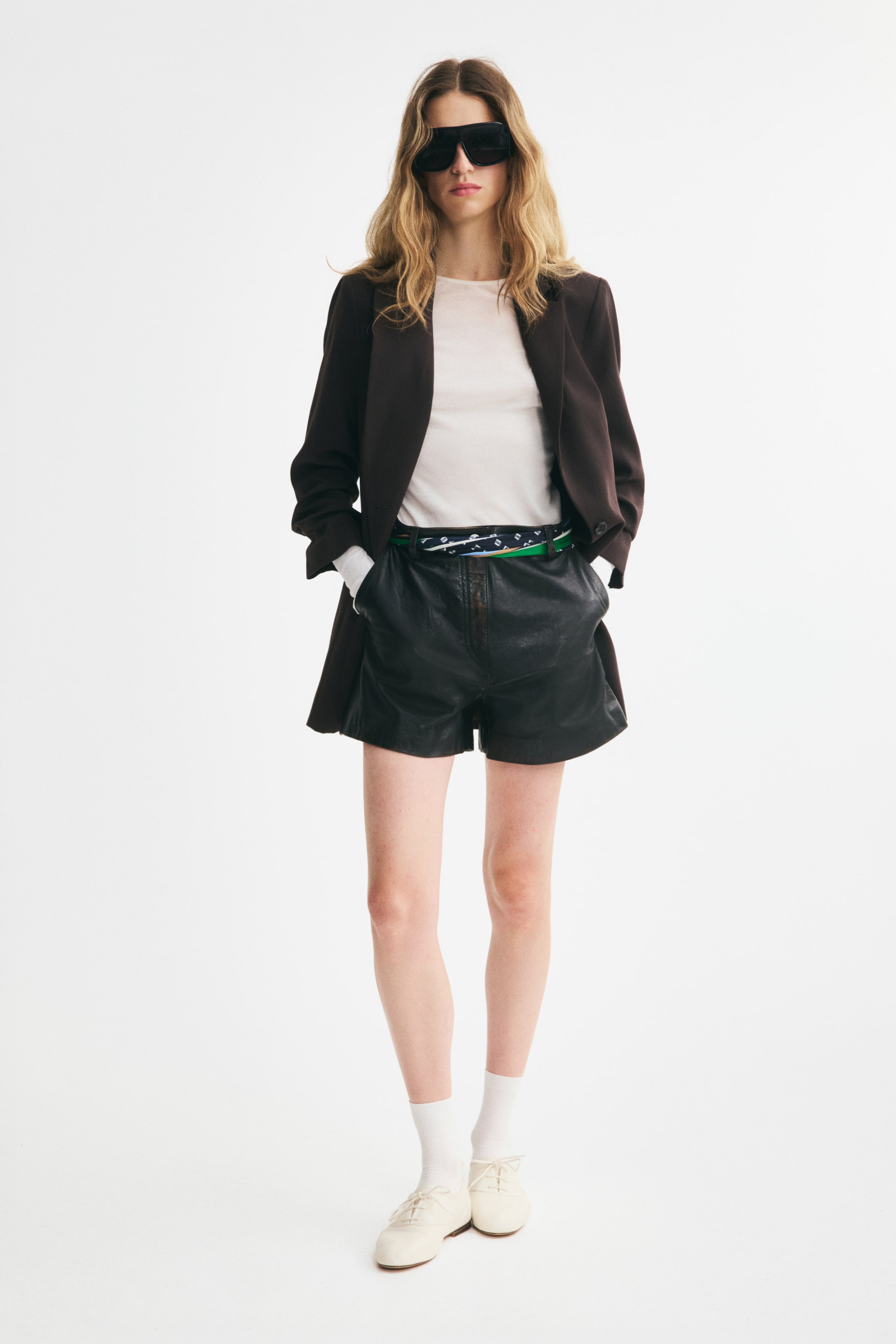 Gathered-Sleeve Jacket