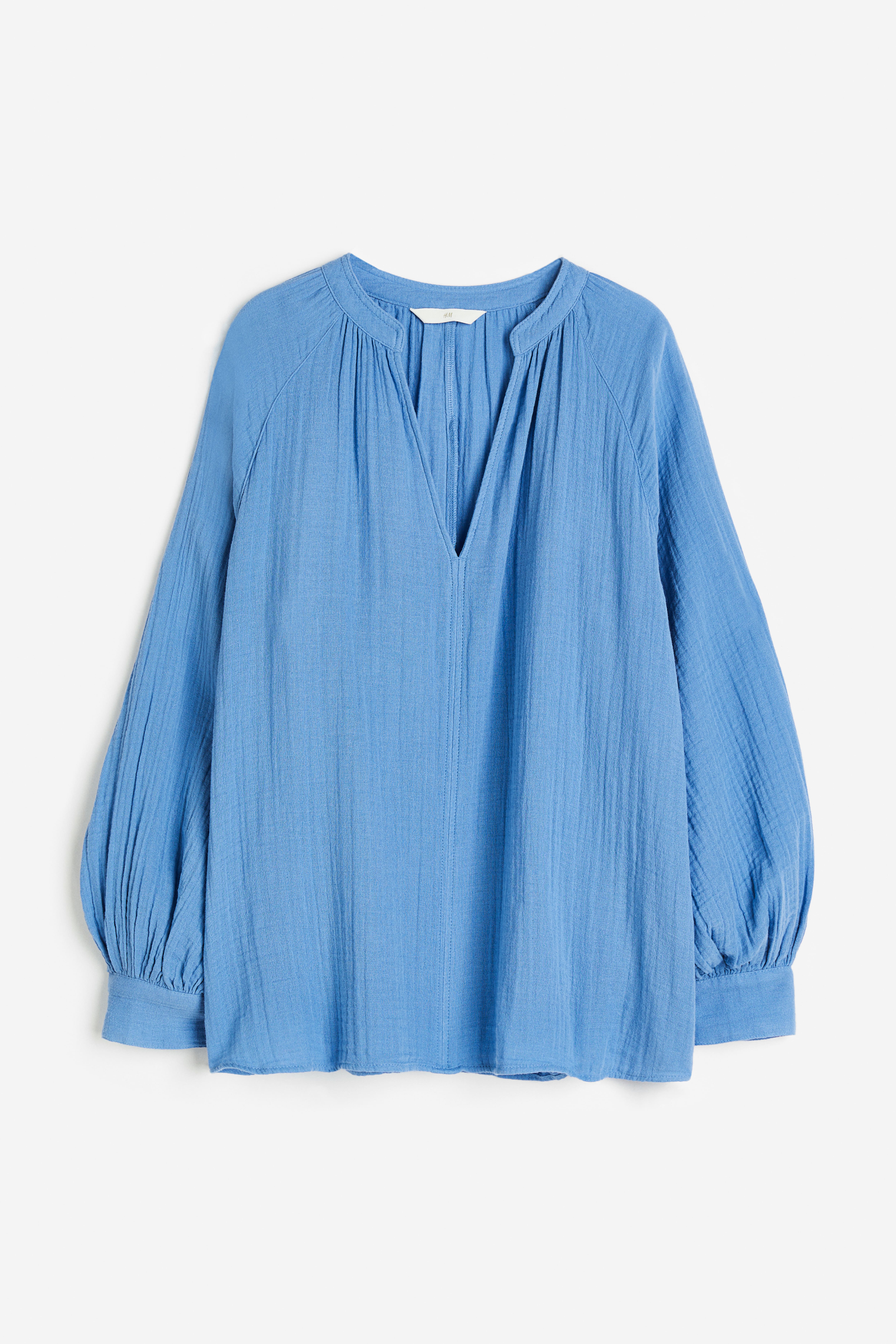 Blue blouse h&m best sale