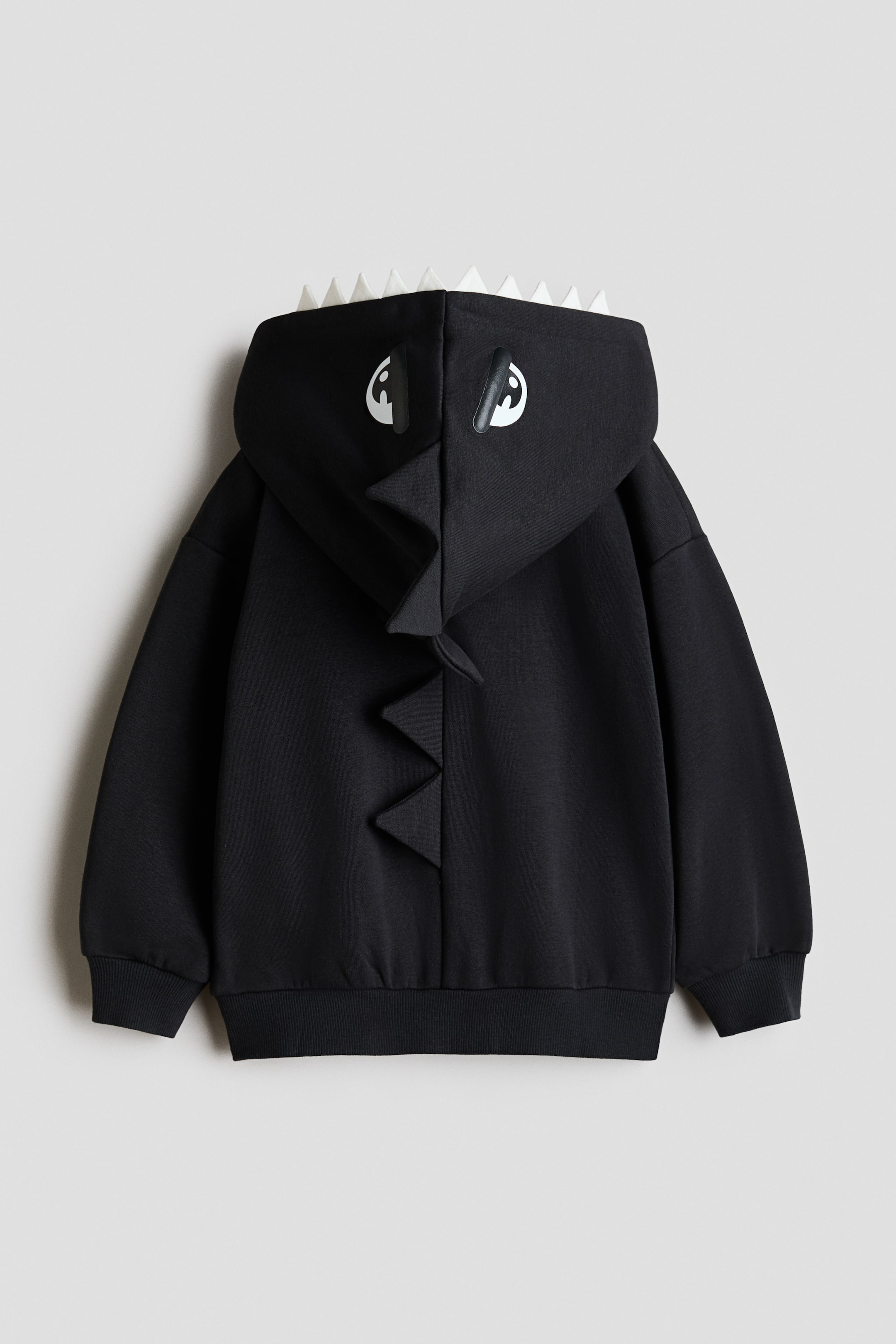 Veste à capuchon glissière avec applications