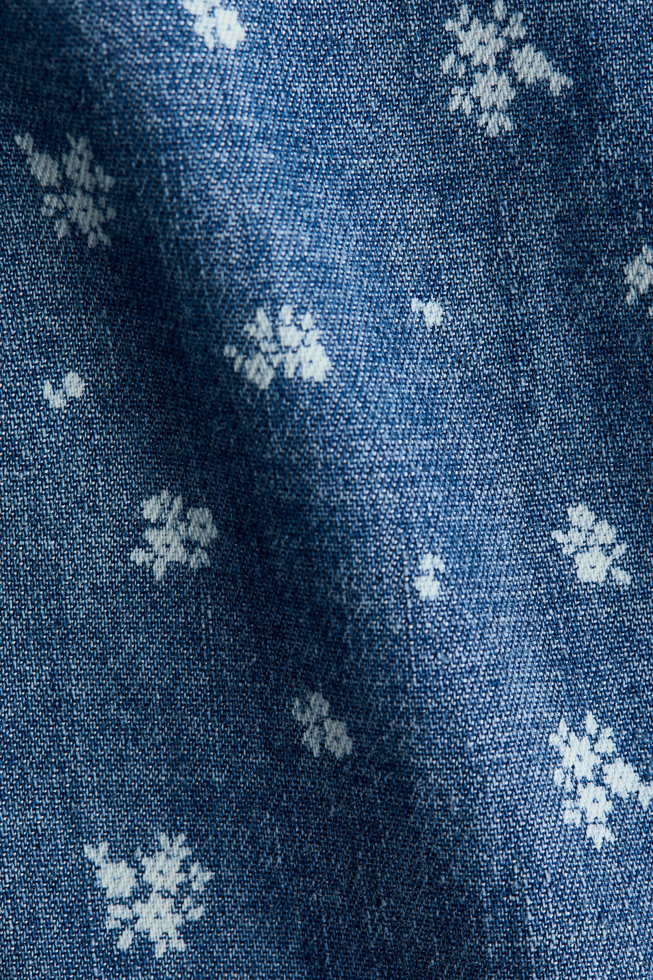 Ensemble 2 pièces en denim imprimé