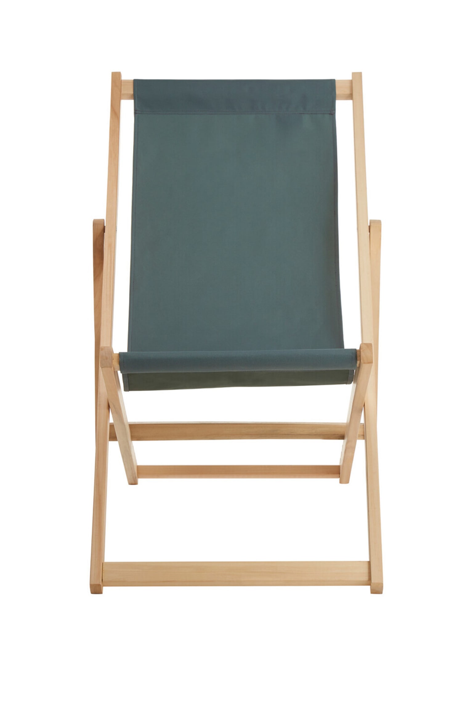 Beauport Deck Chair - Khaki And Natural - 1