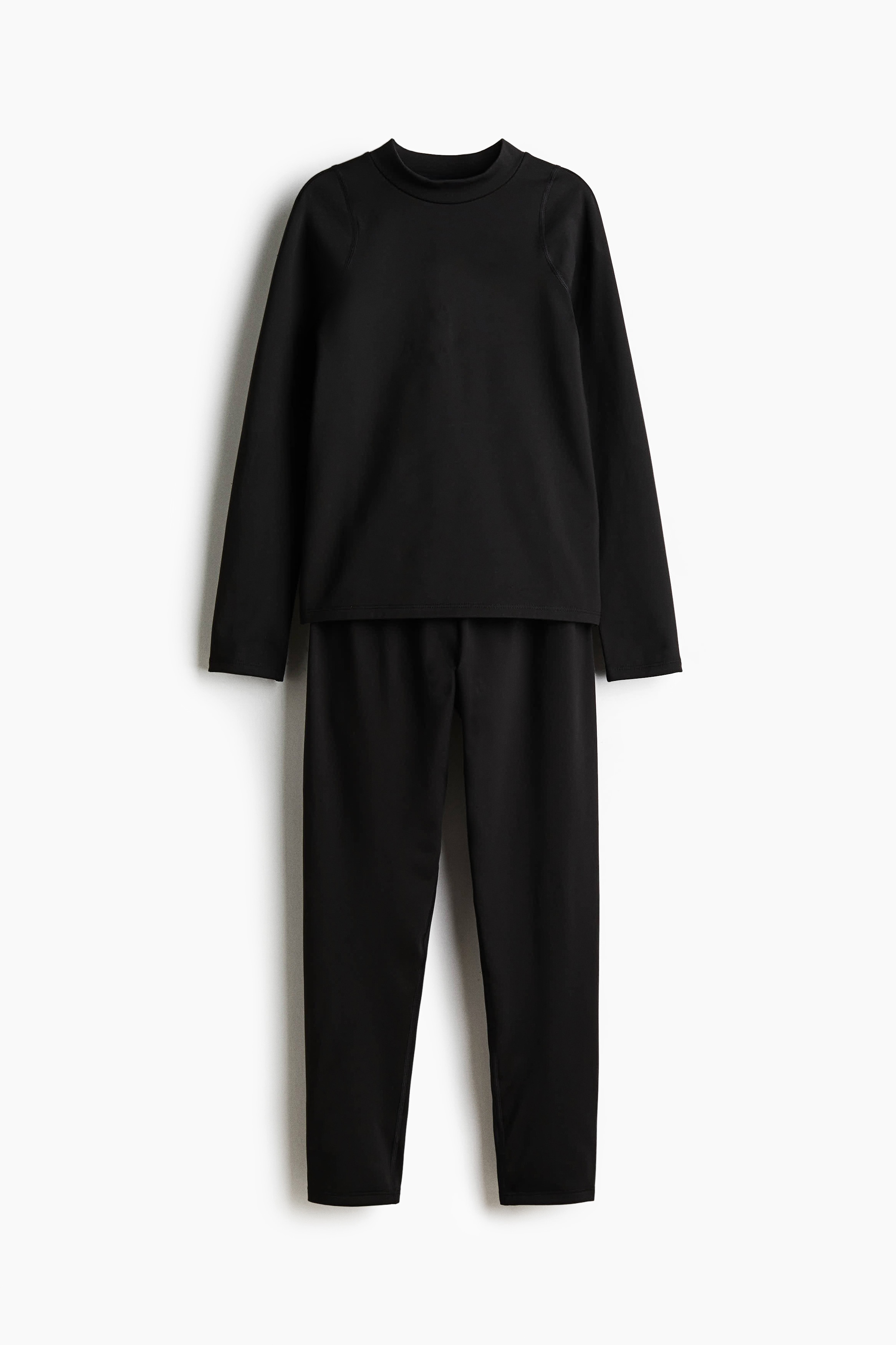 Varmt undertøysett med ThermoMove™ - Sort/Turkis