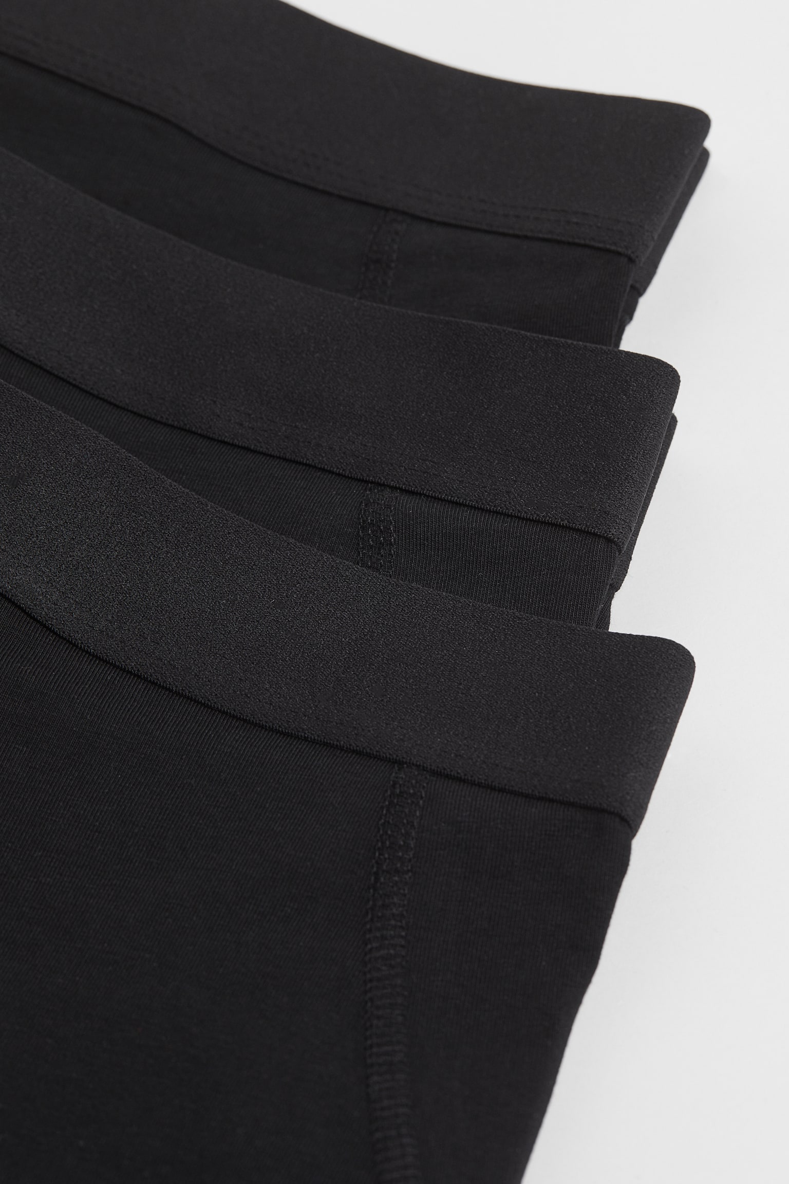 Мужские трусы-боксеры H&M с Lycra, набор 10 пар, цвет: Чёрный — фото 4