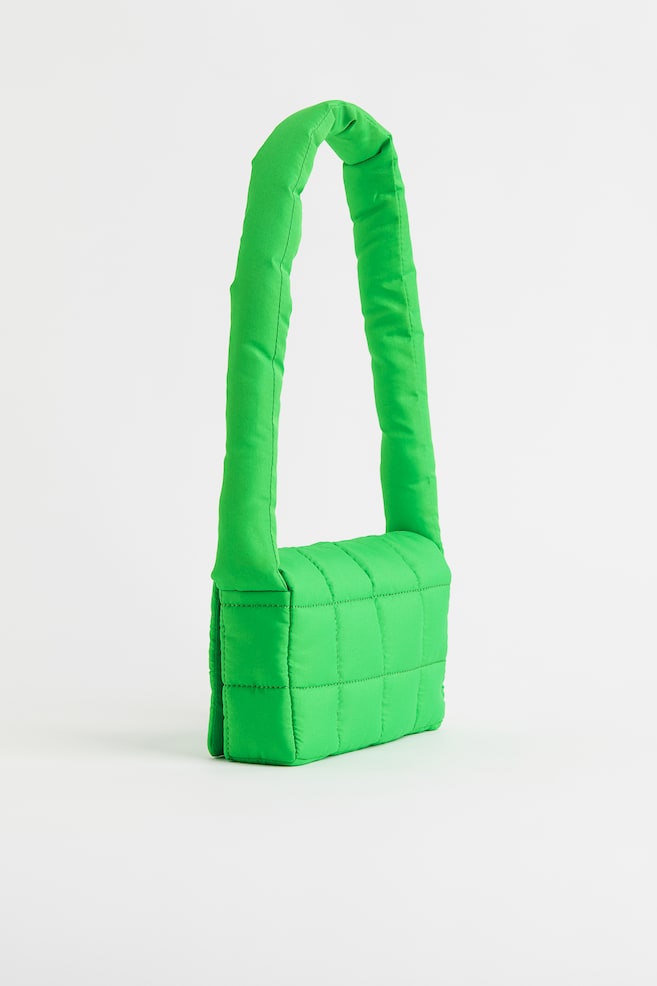 Quilted shoulder bag - Green - 4