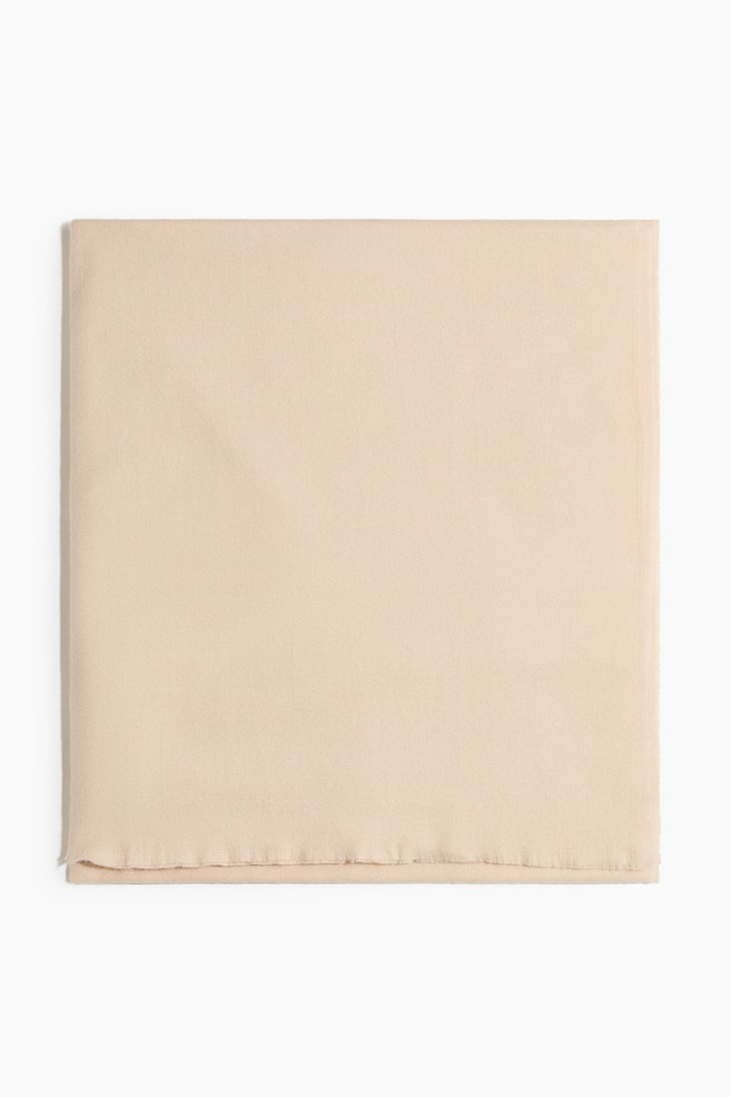 Bufanda tipo manta - Beige/Negro - 1