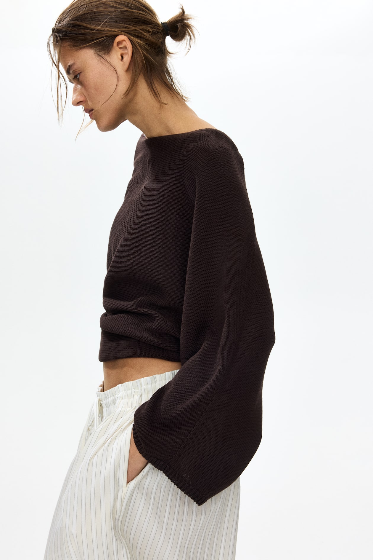 Batwing-Sleeved Sweater - image 4