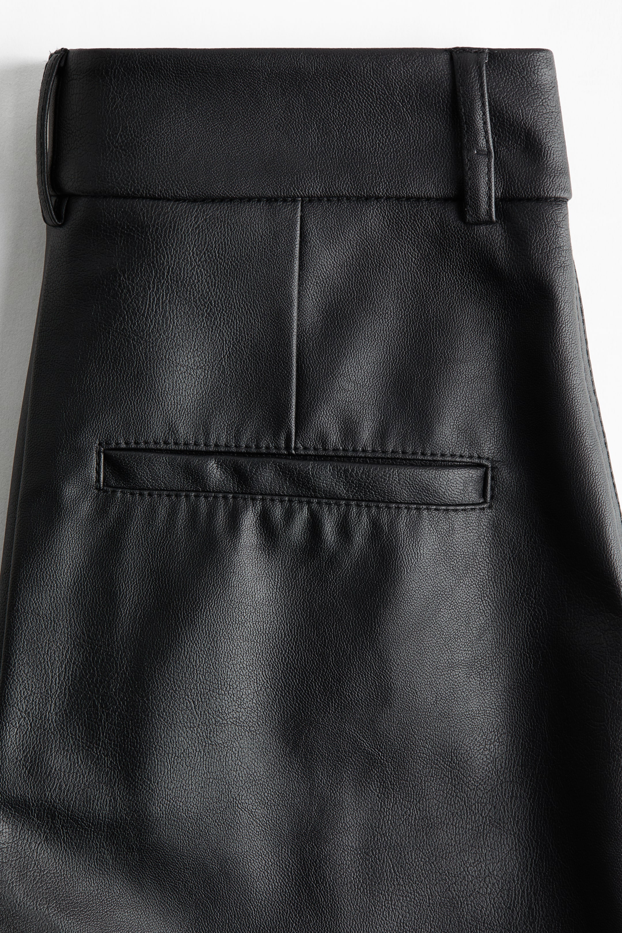 View larger image: Flared coated trousers - Black - Ladies | H&M IN 6