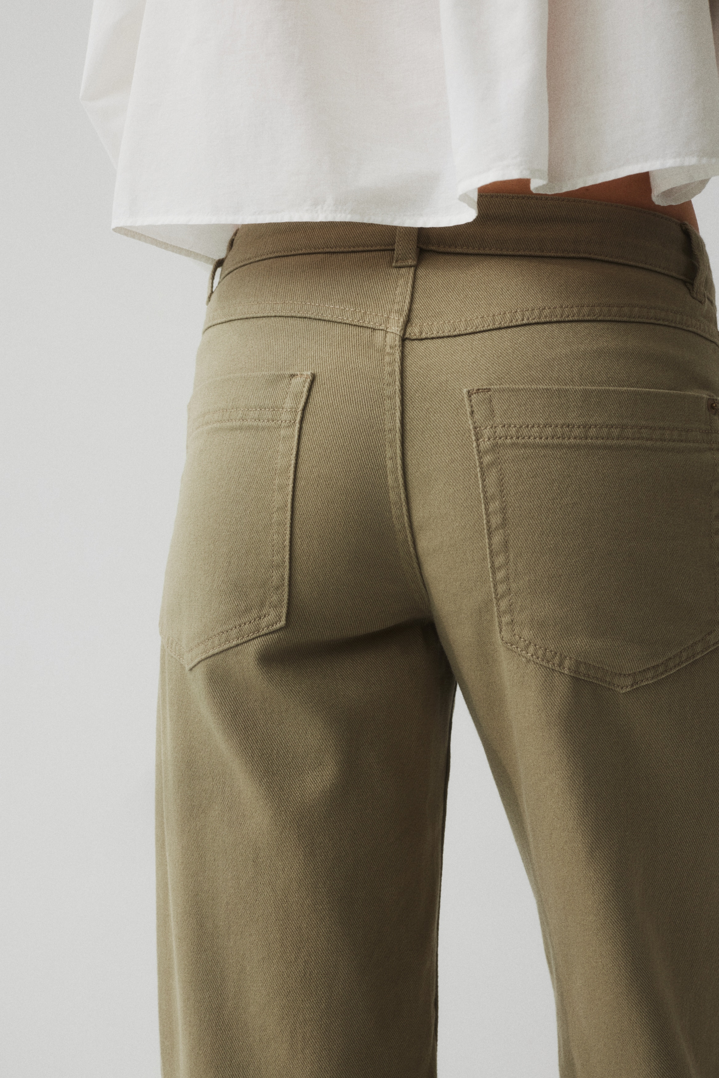 Cotton twill trousers