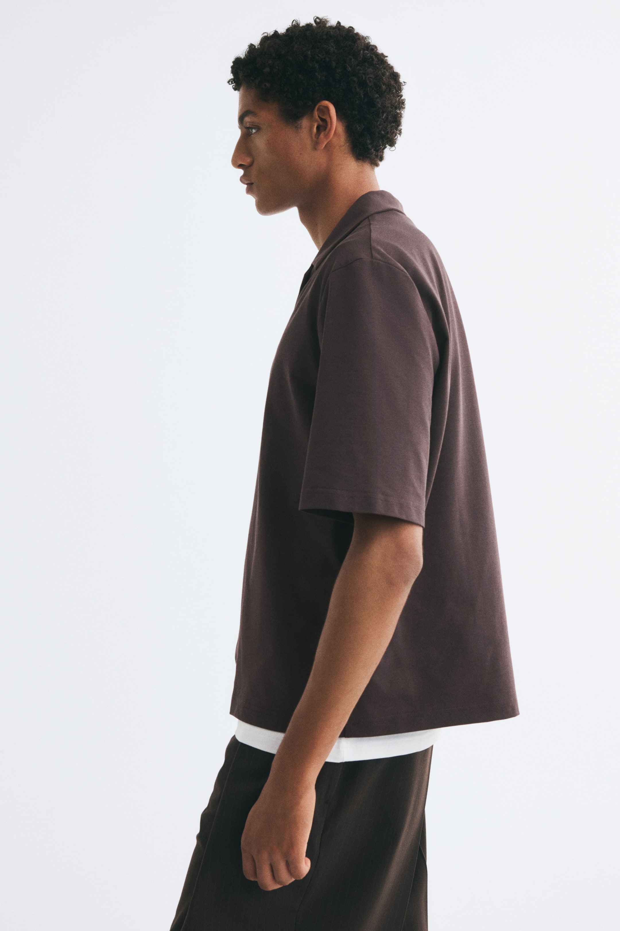 Regular-Fit Jersey Resort Shirt