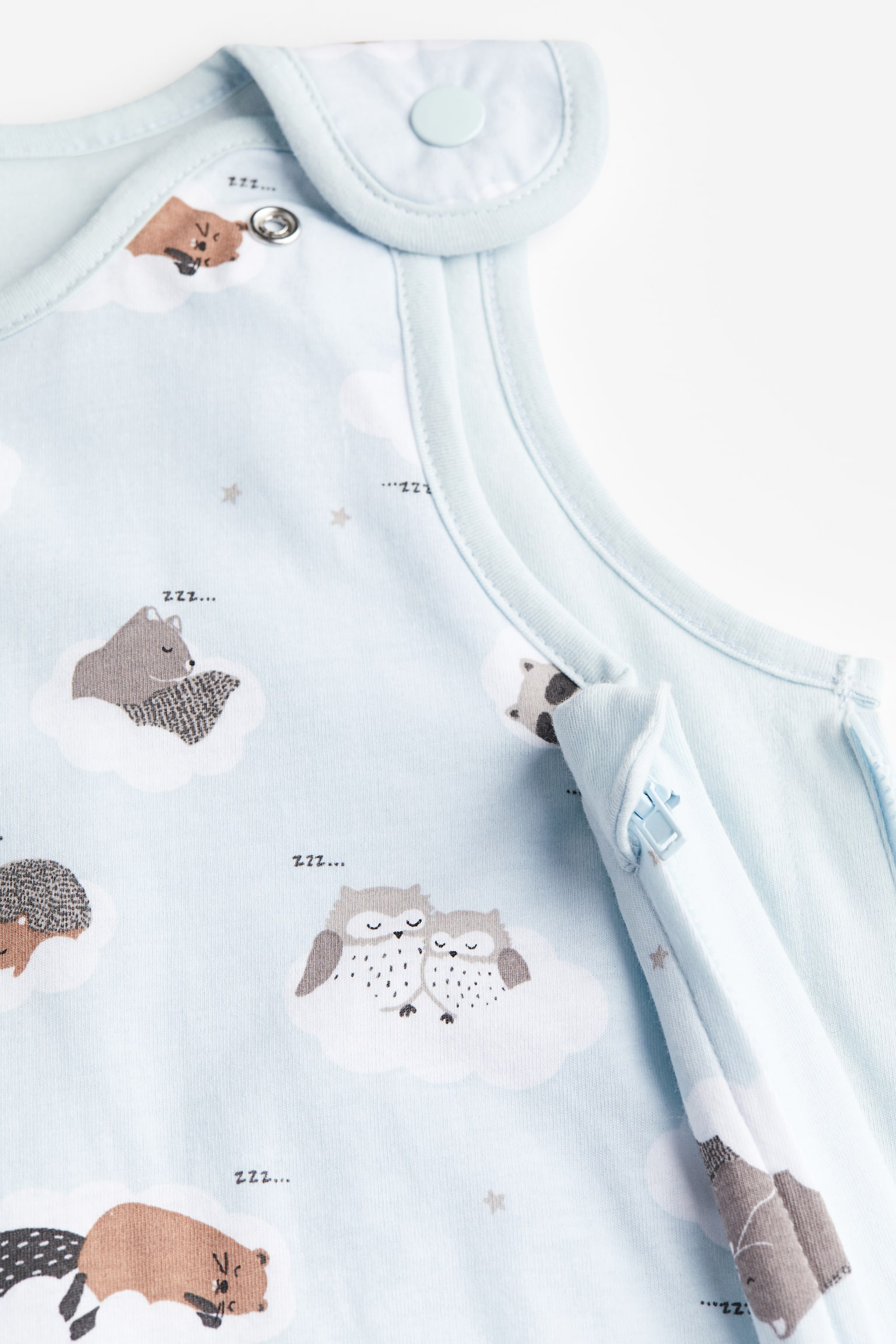 Printed sleep bag - Light blue/Animals/White/Animals/Dark grey/Sweet Dreams/Light grey marl/Koala/White/Koalas/White/Floral/White/Giraffes/Light dusty pink/Hearts/White/Hot Air Balloons/Light pink/Floral/White/Animals - 2