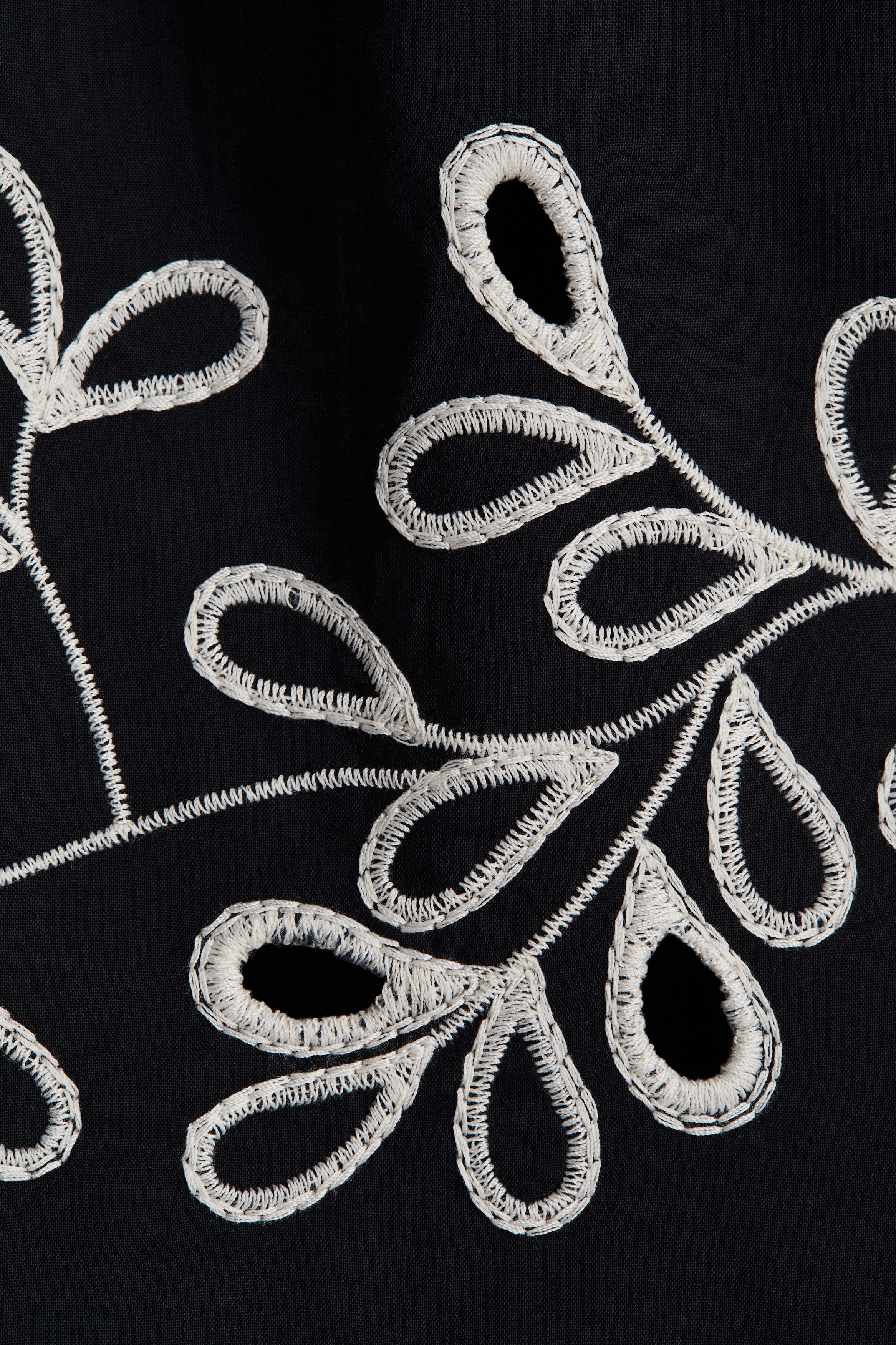 Embroidered cotton blouse