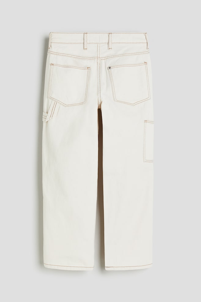 Baggy Fit Carpenter Jeans - Bianco naturale/Nero/bianco/Blu denim chiaro - 6