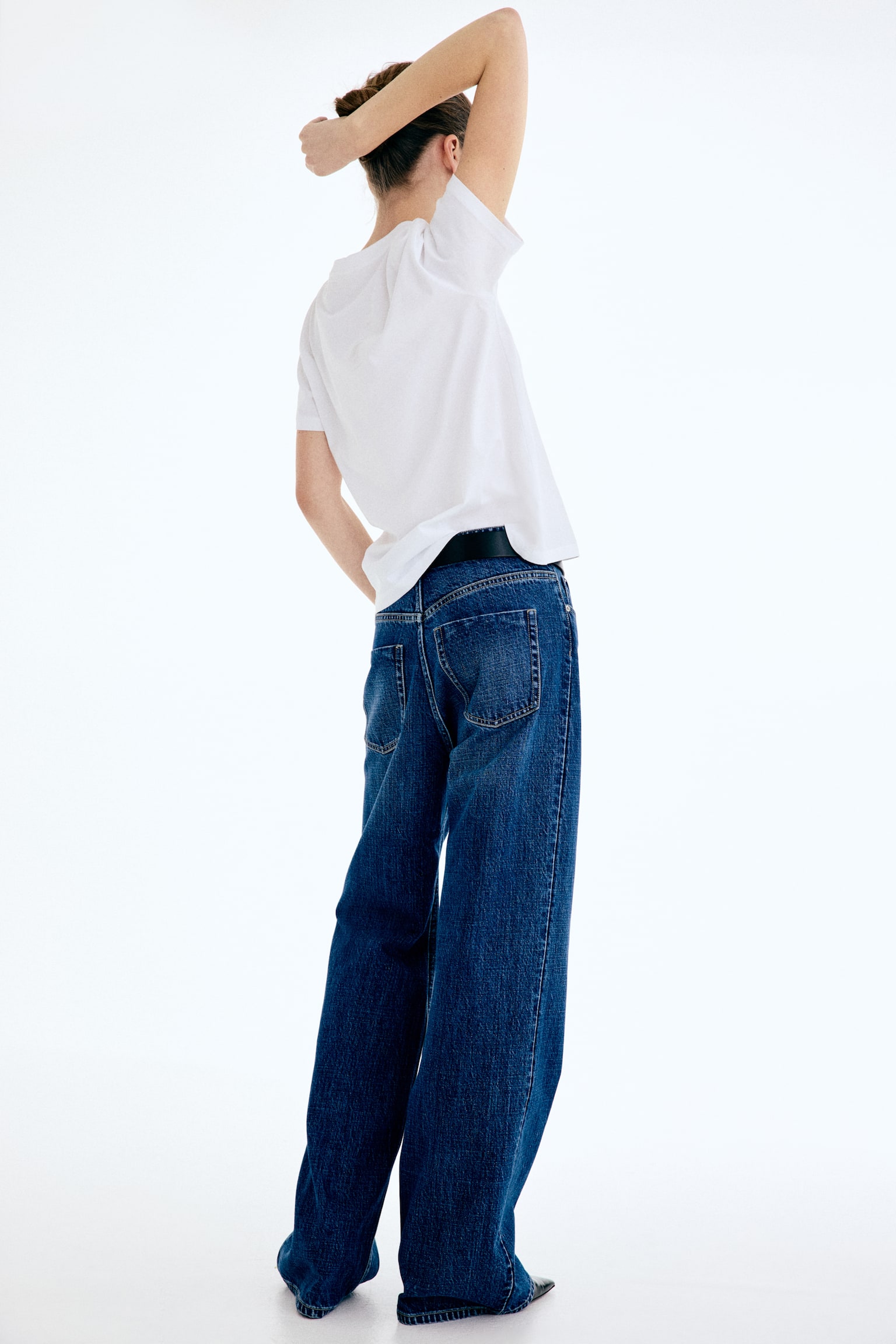 Wide High Jeans - Bleu denim/Vert foncé/Bleu denim clair/Noir délavé/Bleu denim/Blanc - 6