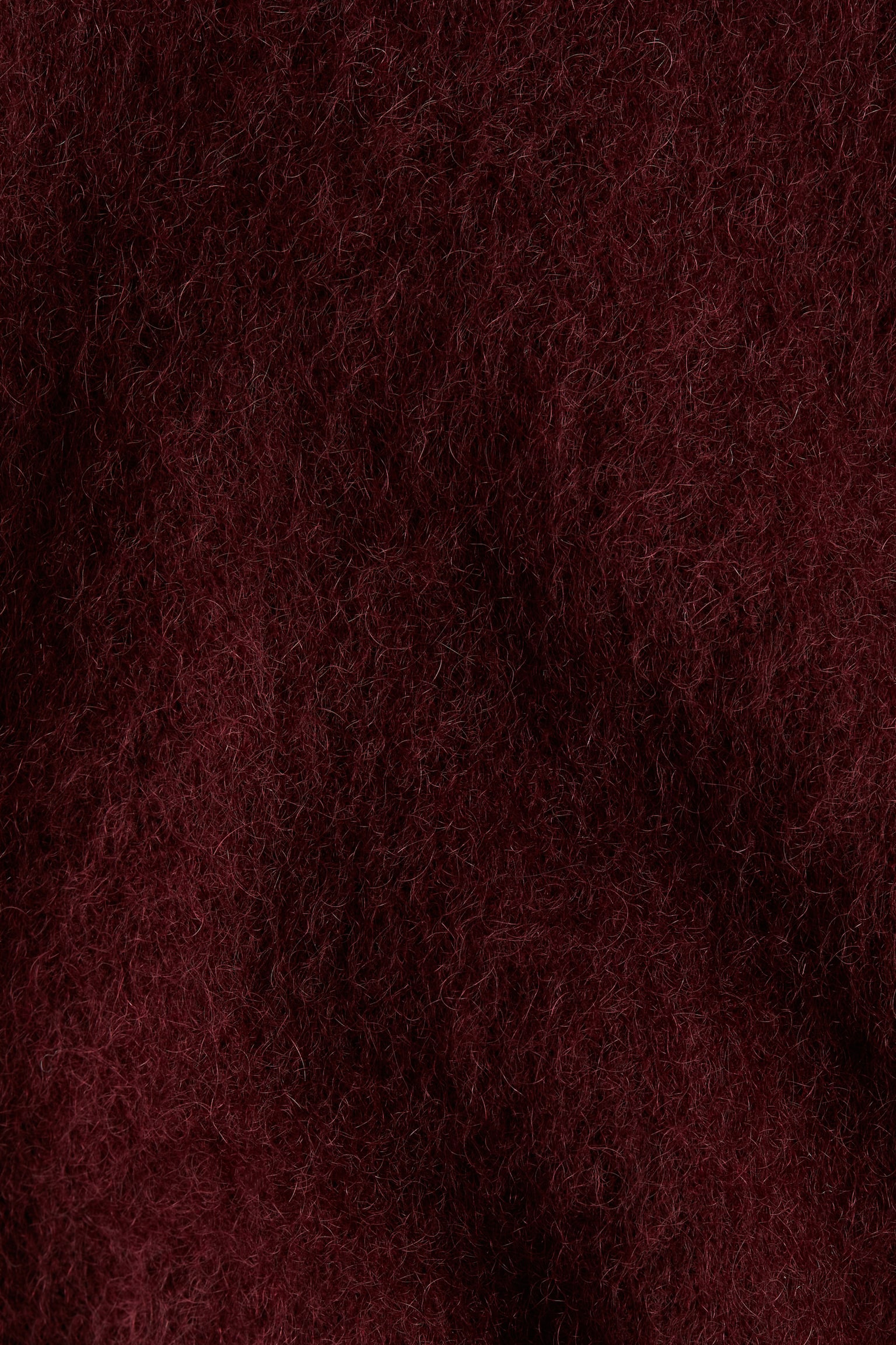 Oversized mohair-blend jumper - Burgundy/Dark grey marl/Light grey marl/Dark beige/Cream - 5