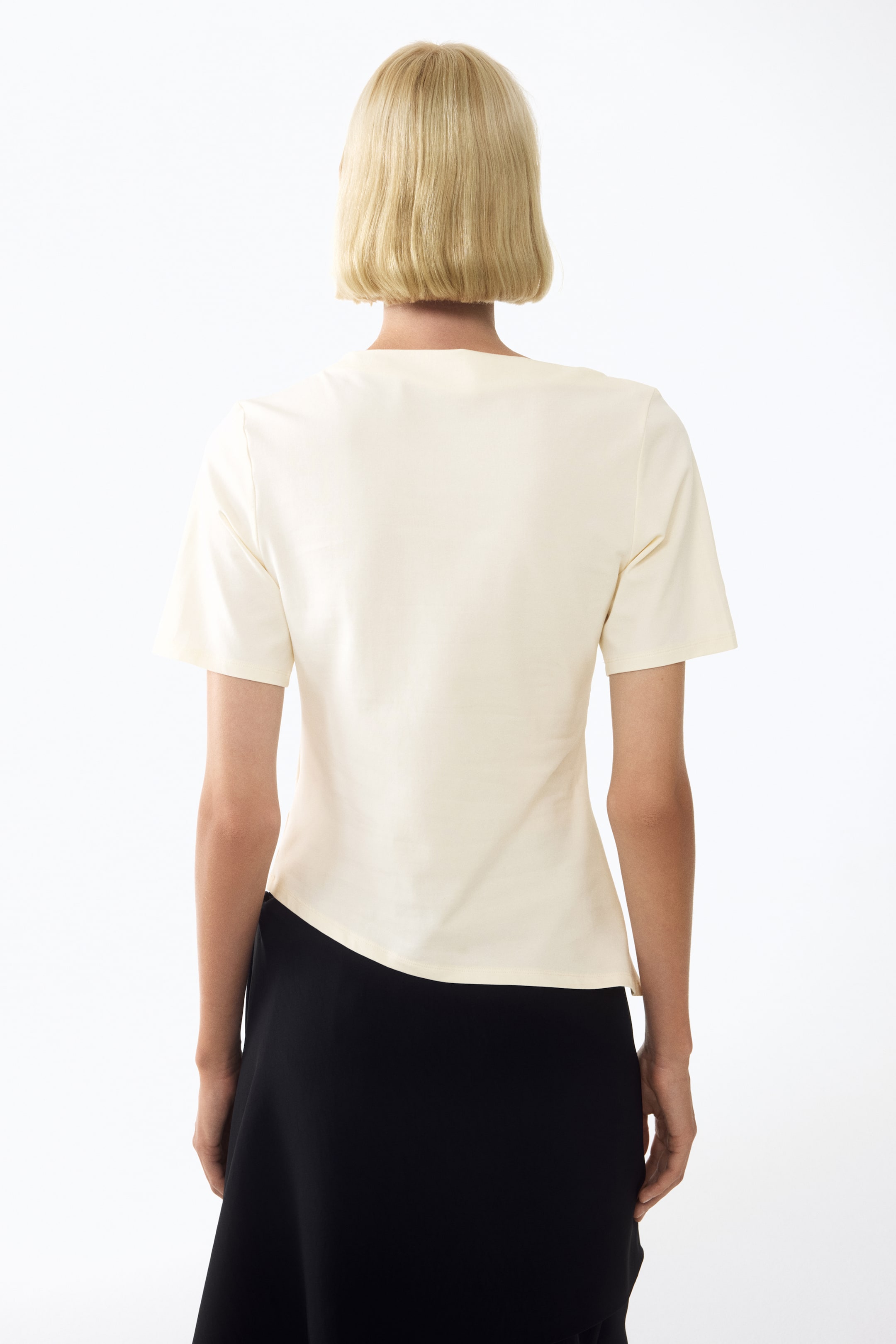Женские топы H&M Draped Asymmetric Top — фото 3