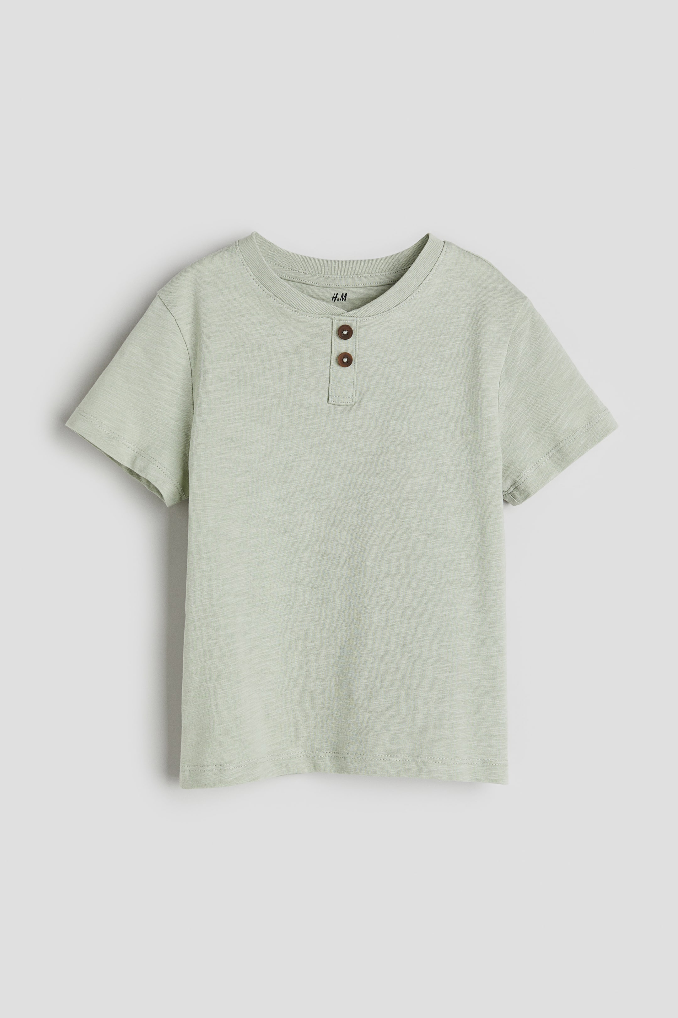 Cotton Henley T-shirt