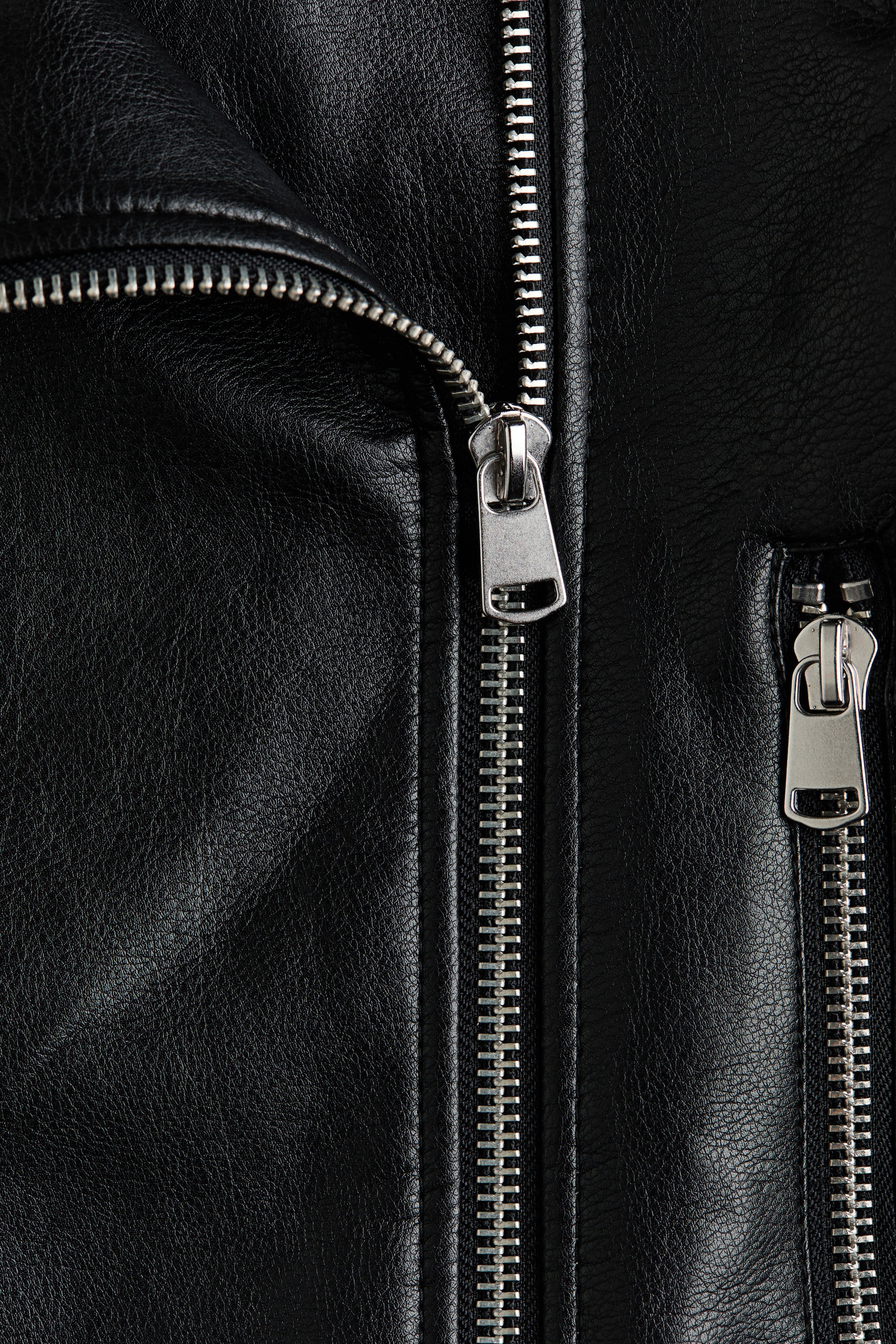 Coated Biker Jacket