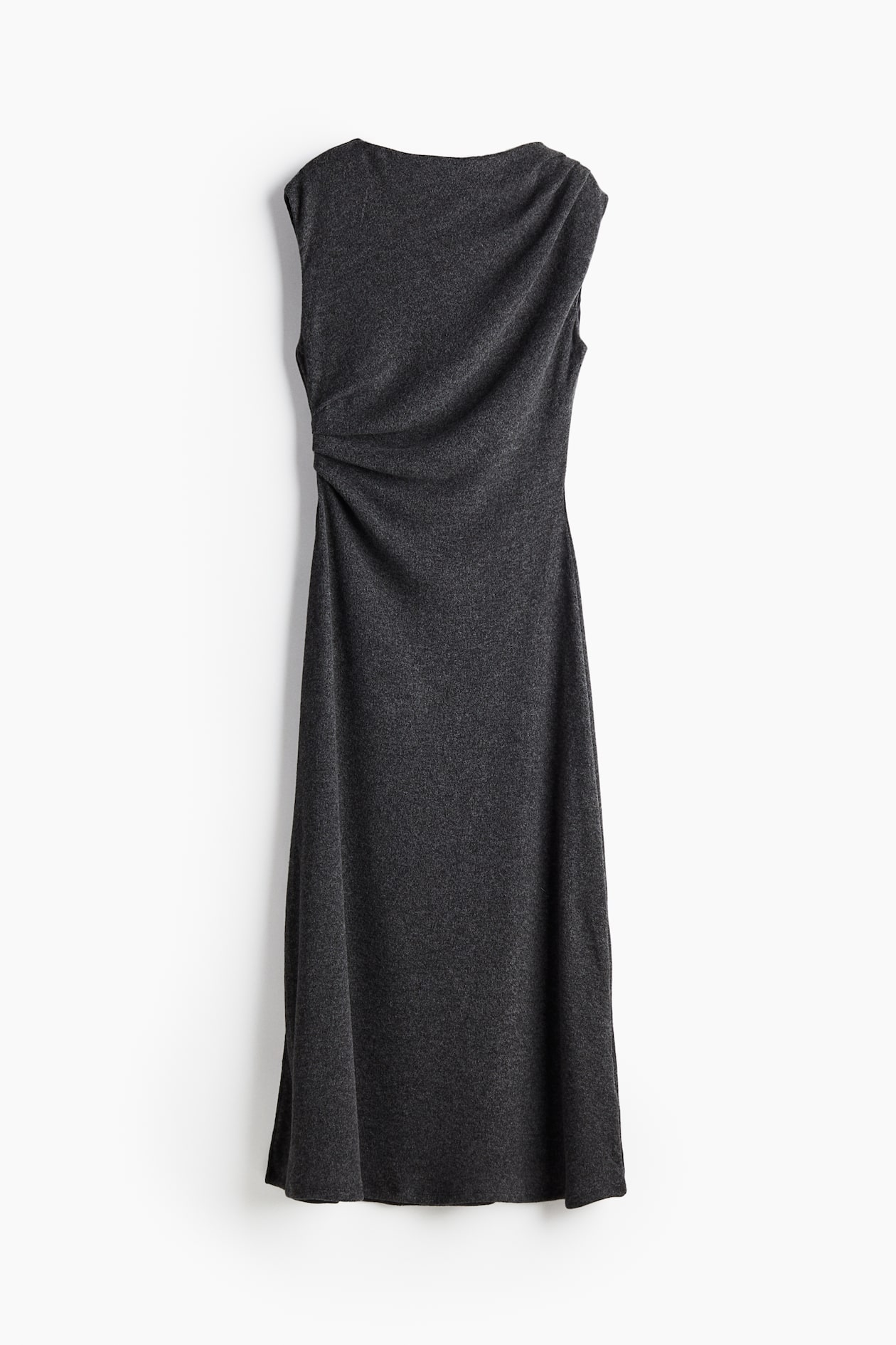 Women's Dark grey marl Draped bodycon dress | H&M