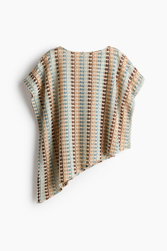 Женские топы H&M Asymmetric Cape Top