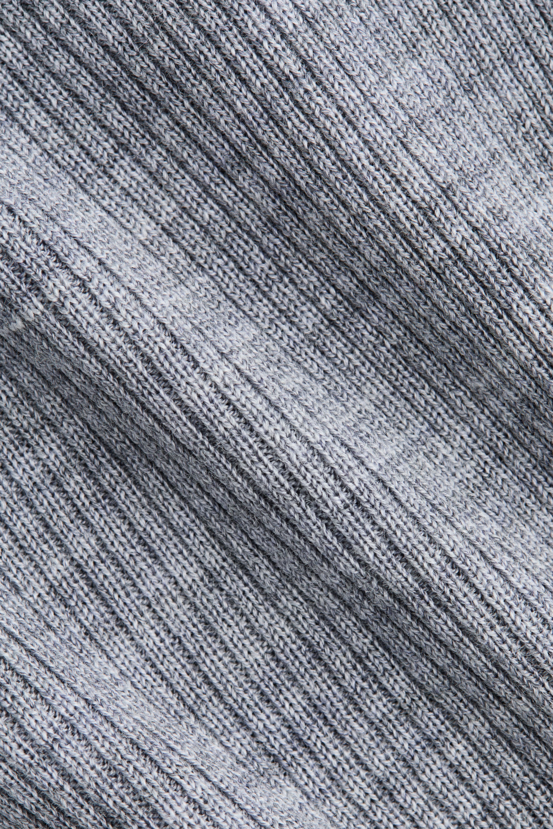 이미지 확대 보기: 메리노 울 롤넥 탑 - 그레이 멜란지 - 여성 | H&M KR 6