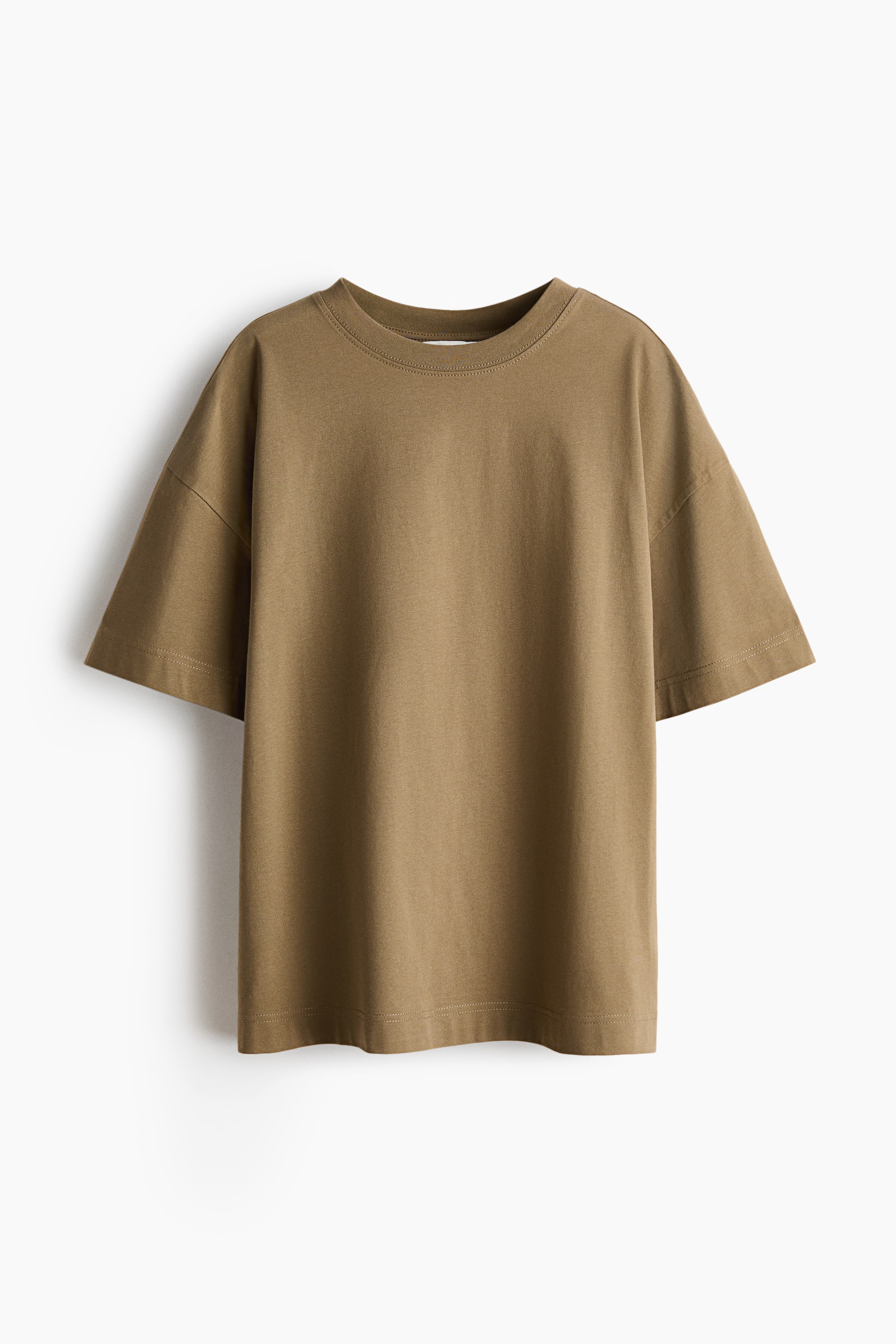 Agrandir l'image: T-shirt oversize - Vert kaki - FEMME | H&M FR 1