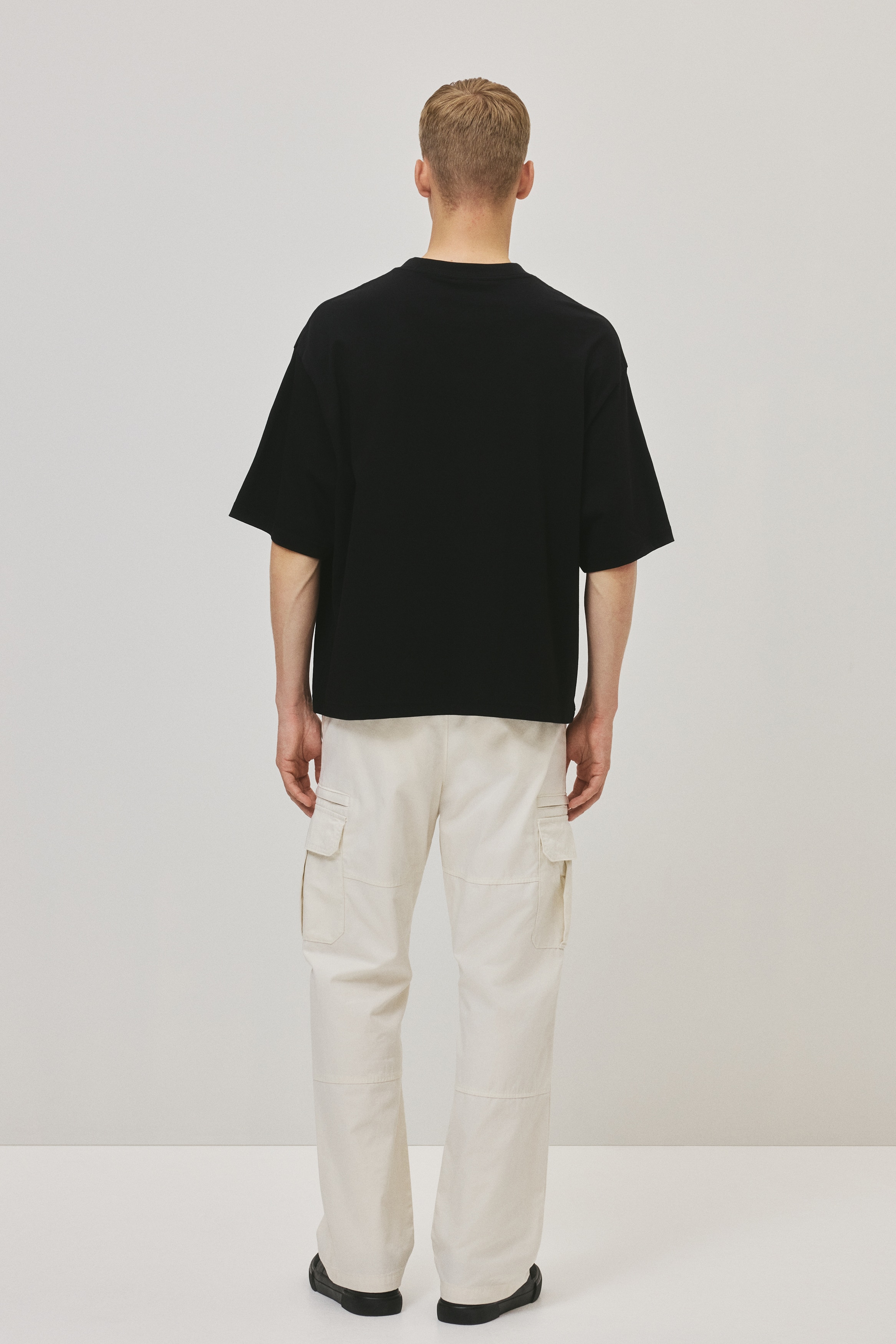 Regular Fit twill cargo trousers