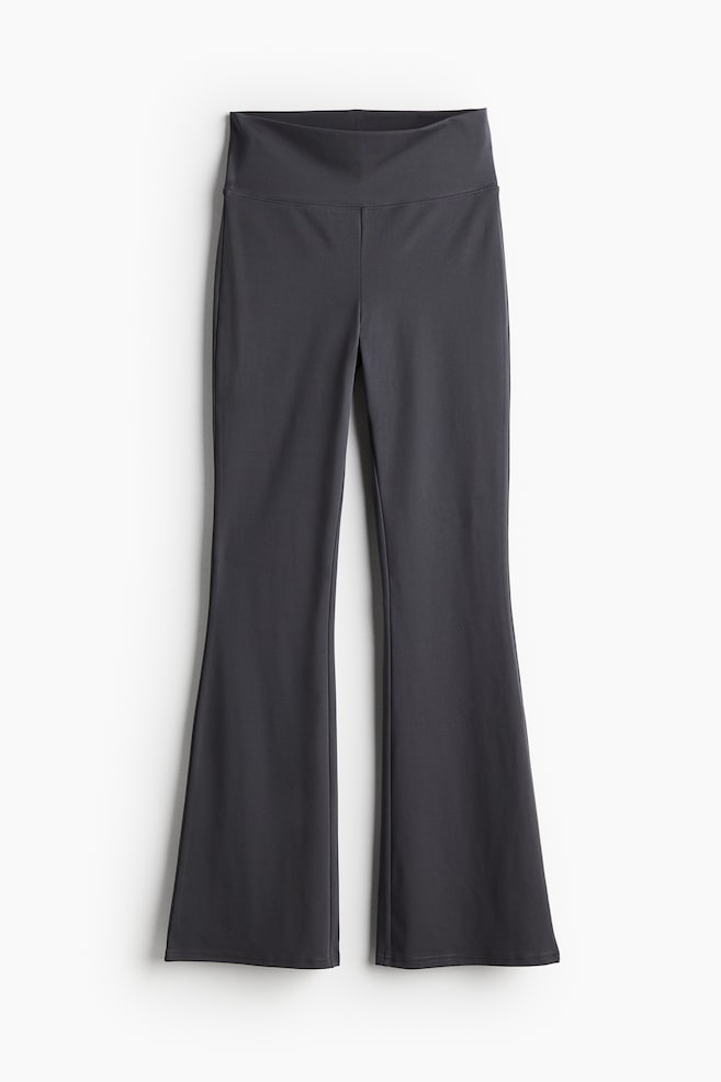 Flared leggings - Dark grey/Dusty grey/Black/Matte/Light grey marl/Dark brown/Black - 1